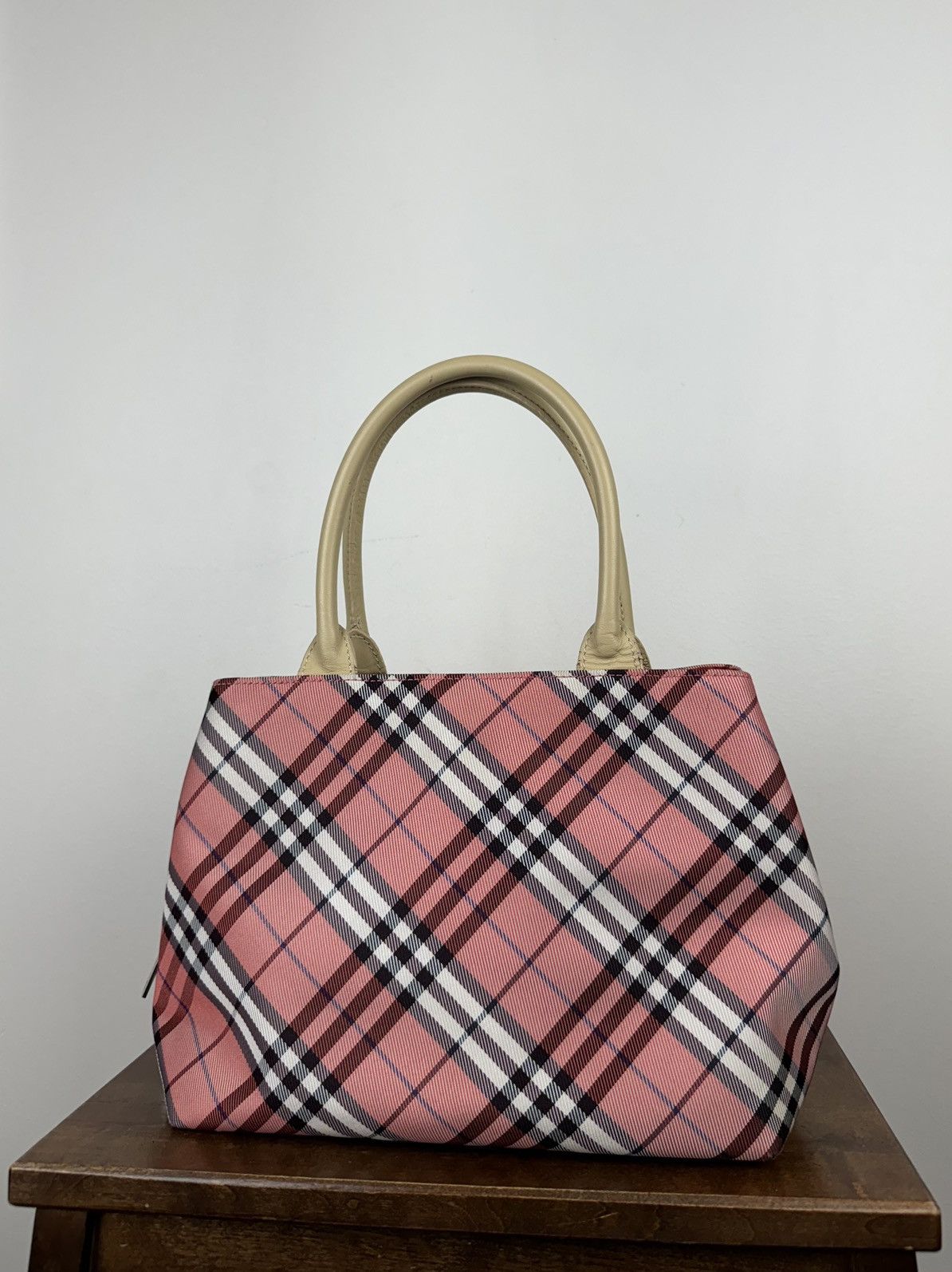 Burberry Vintage leather bag Burberry Nova Check original item Size ONE SIZE - 1 Thumbnail