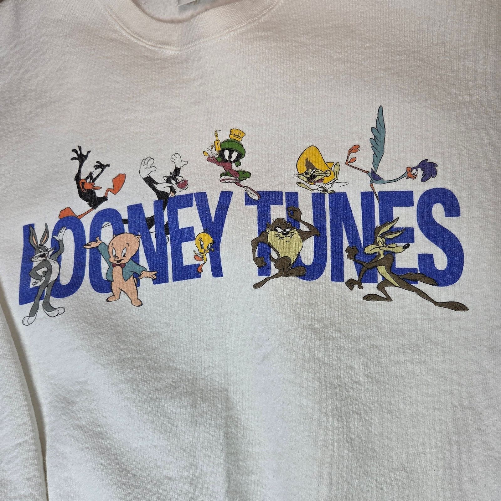 Warner Bros Vintage 1991 Looney Tunes Crewneck Sweatshirt XL Size US XL / EU 56 / 4 - 3 Thumbnail