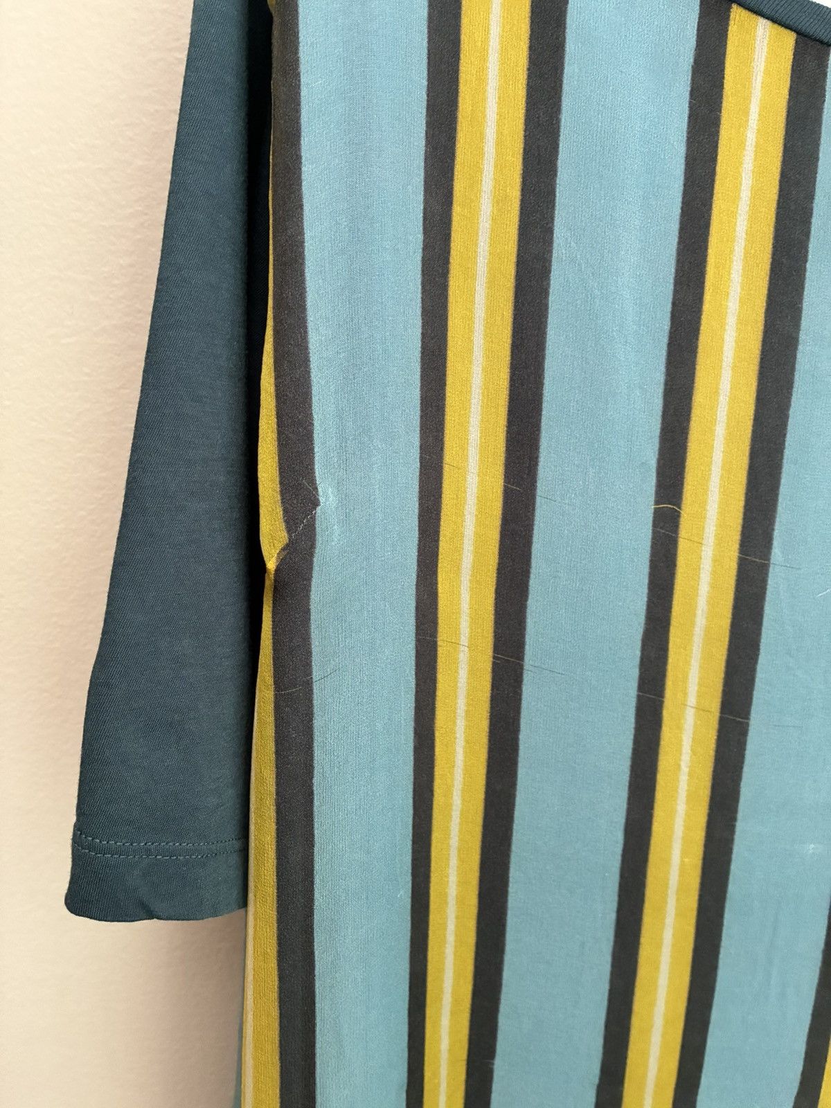 Dries Van Noten Dries Van Noten Vintage Silk Overlay Striped Tee Size US S / EU 44-46 / 1 - 24 Thumbnail