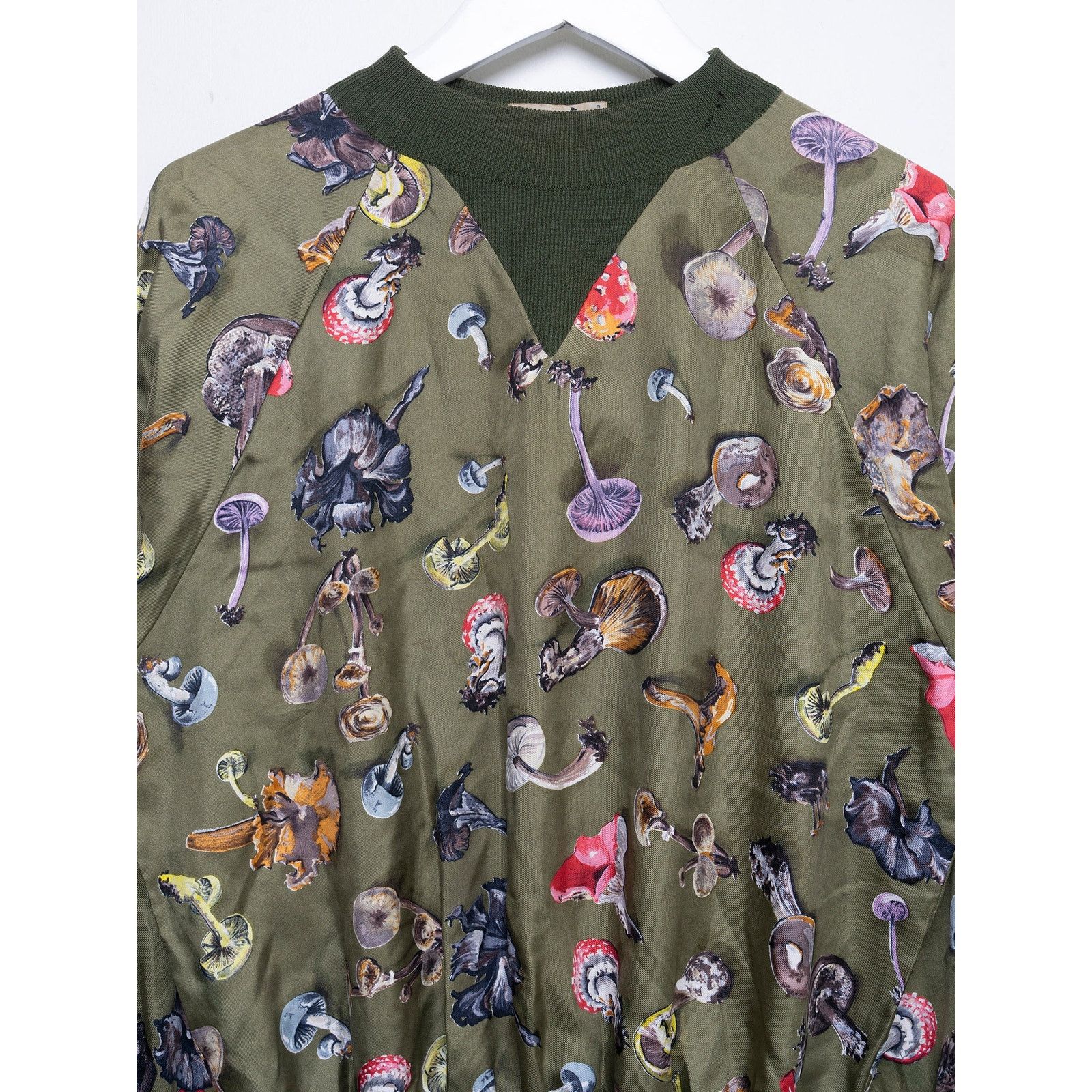 Hermes Silk Mushrooms Crewneck Sweater Size US XXS / EU 40 - 2 Thumbnail