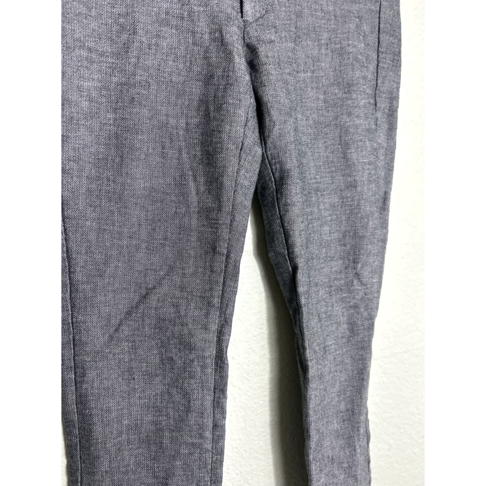 Banana Republic VINTAGE? Wait not vintage. Banana Republic Sloan Pants Women’s 4P Petite Gray Cotton Rayon Dress Pants Slim Fit 30x25 Womens Size 27" / US 4 / IT 40 - 4 Thumbnail