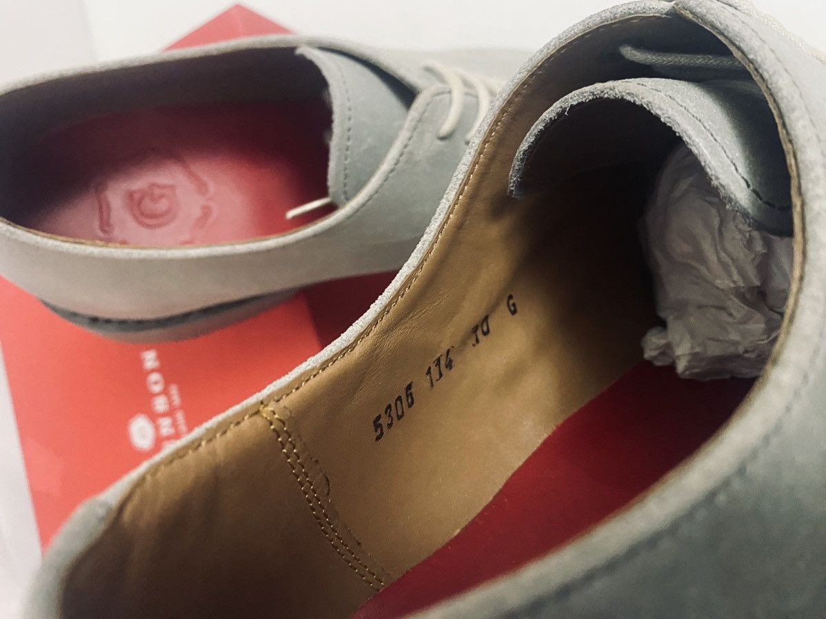 Grenson Grenson Grey Leather Burnished Toe Finnegan Derby 11 NIB Size US 11 / EU 44 - 4 Thumbnail