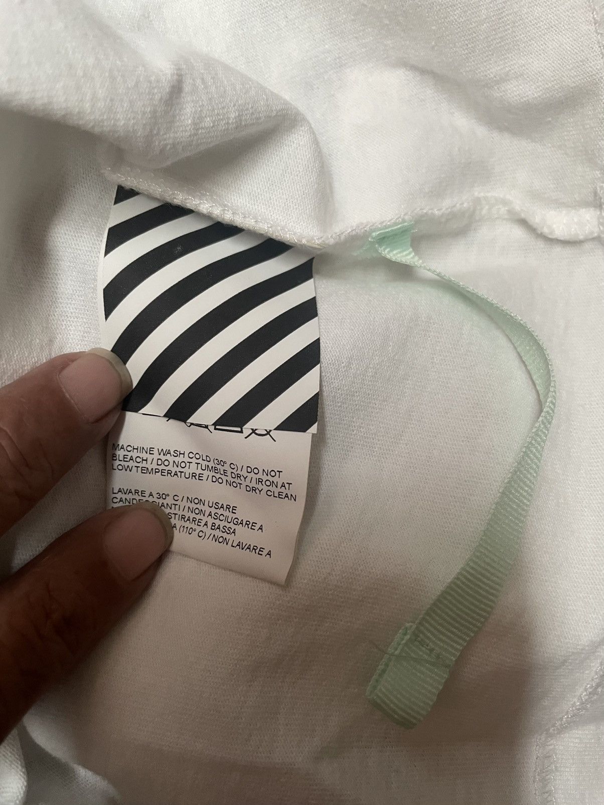 Off-White Off White x DSM “Location” White Tee Size US M / EU 48-50 / 2 - 6 Thumbnail