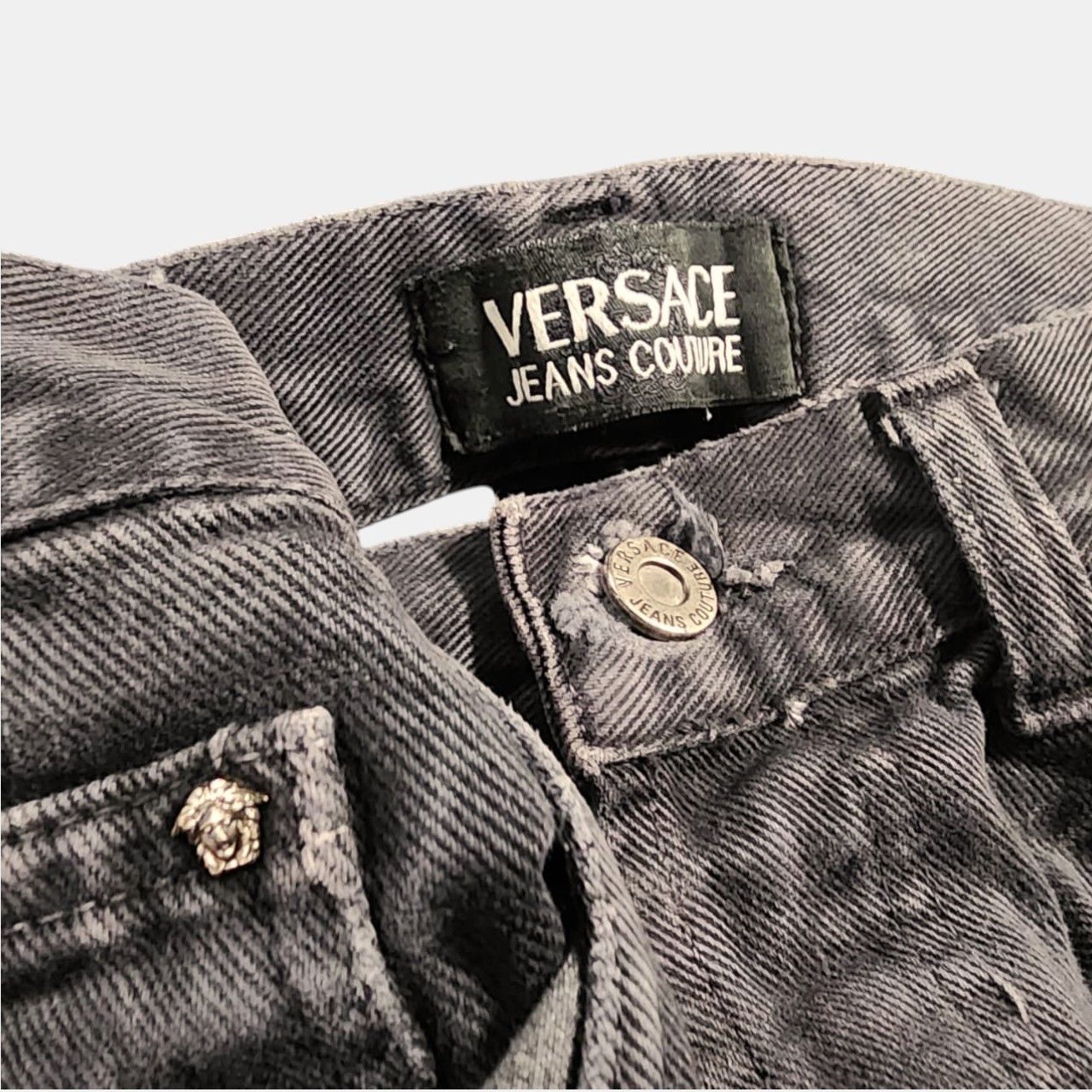 Versace Jeans Couture Versace Jeans Couture dark denim Y2K-FASHIONELLA Size US 32 / EU 48 - 7 Thumbnail