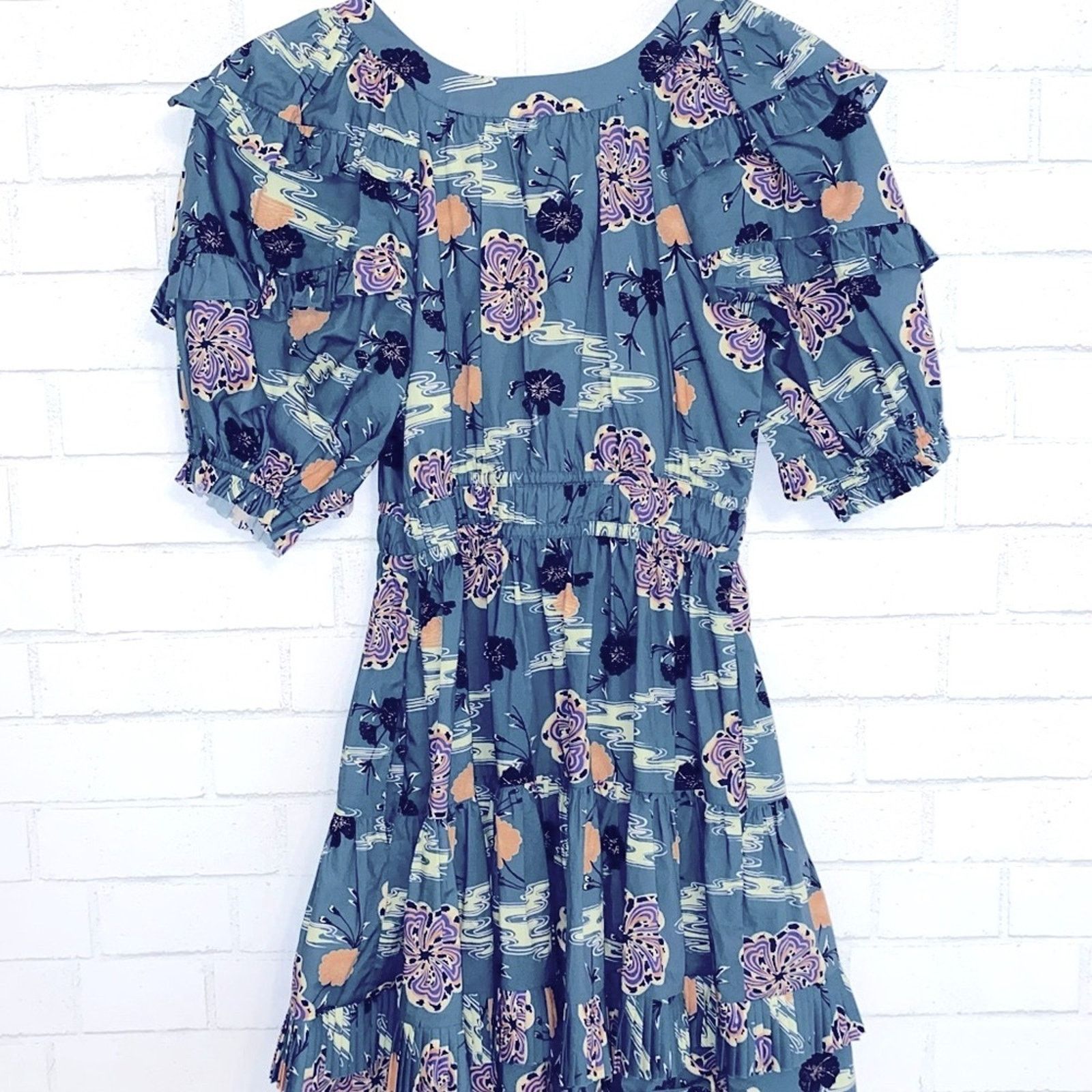 Ulla Johnson Ulla Johnson $398 Naomi Dress River Sz 2 EUC Size XS / US 0-2 / IT 36-38 - 10 Thumbnail