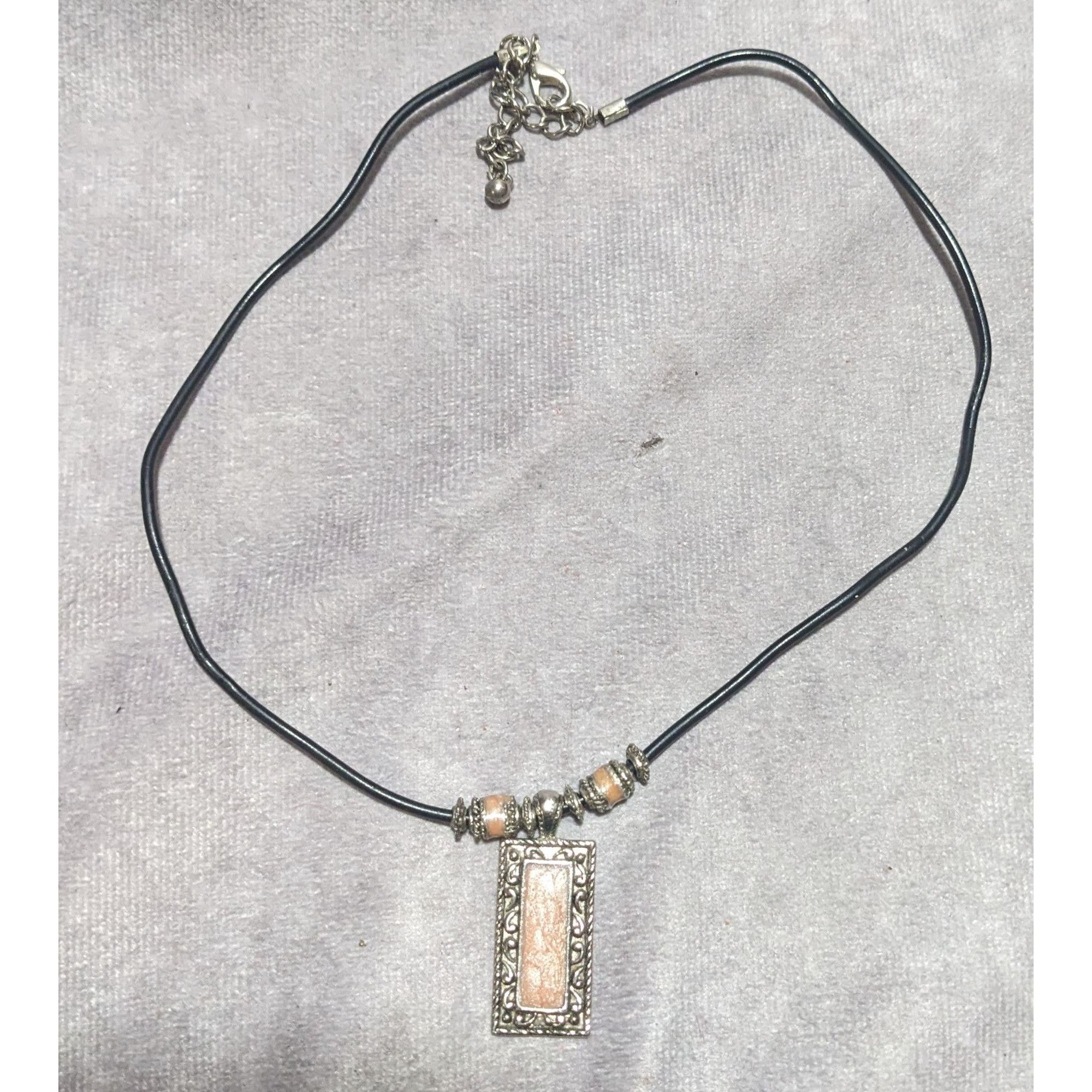 Other Vintage Boho Pendant Necklace With Pink Enamel Size ONE SIZE - 6 Thumbnail