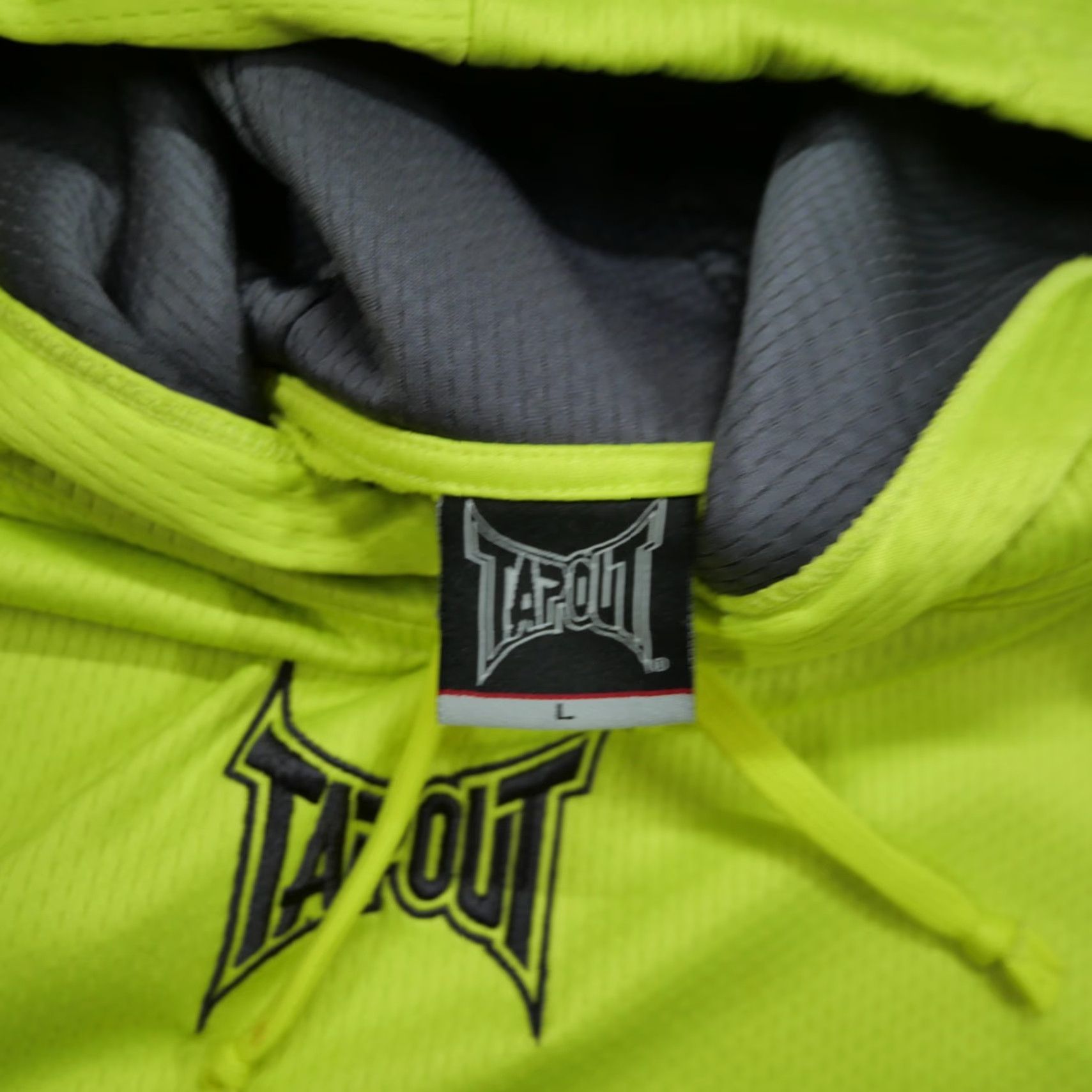 Tapout Tapout Hoodie Mens Large Neon Yellow Pullover Adult Size US L / EU 52-54 / 3 - 5 Thumbnail