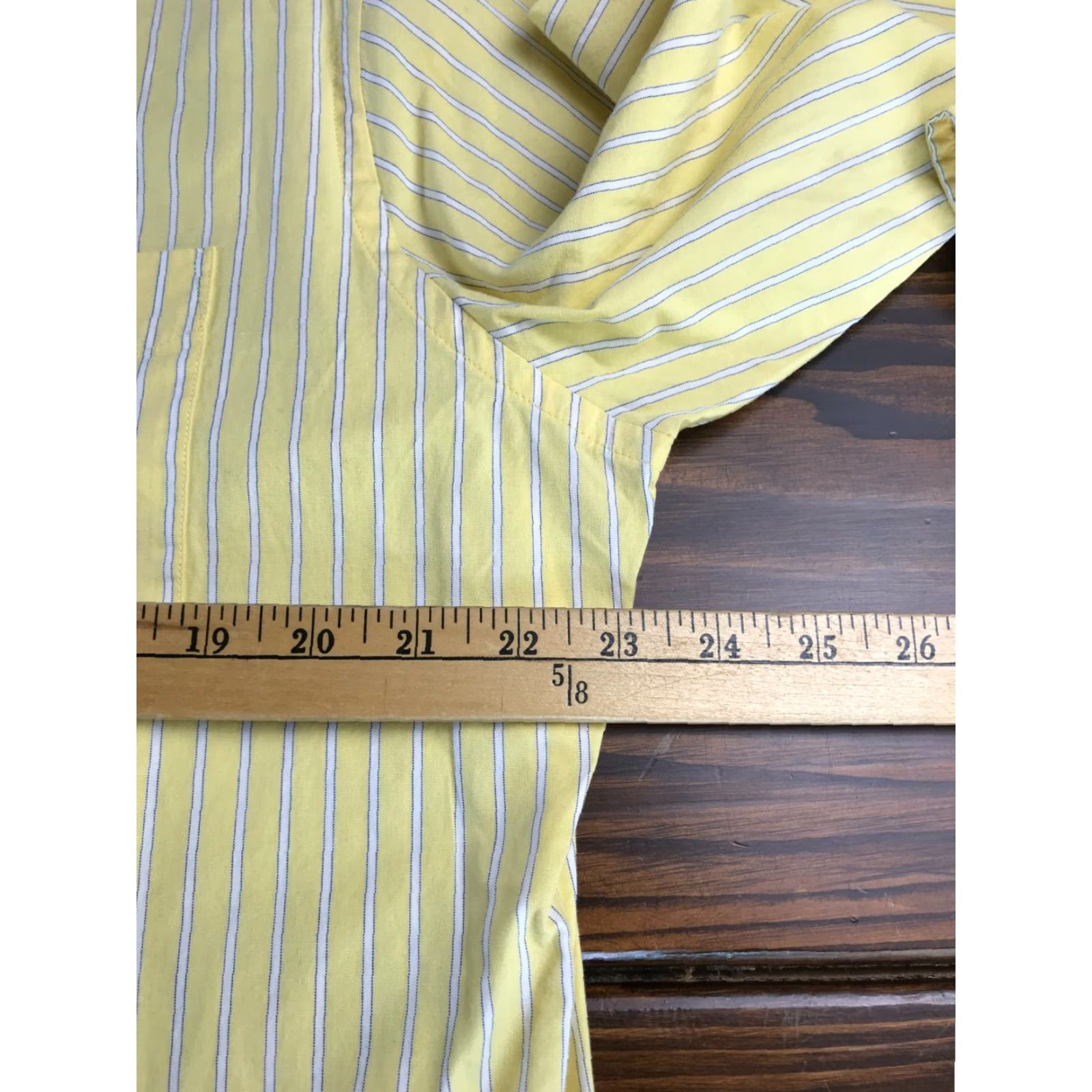 Vintage Urban Pipeline Shirt, Men's Large, Striped, Button Up, White Yellow, NWT Size US L / EU 52-54 / 3 - 3 Thumbnail