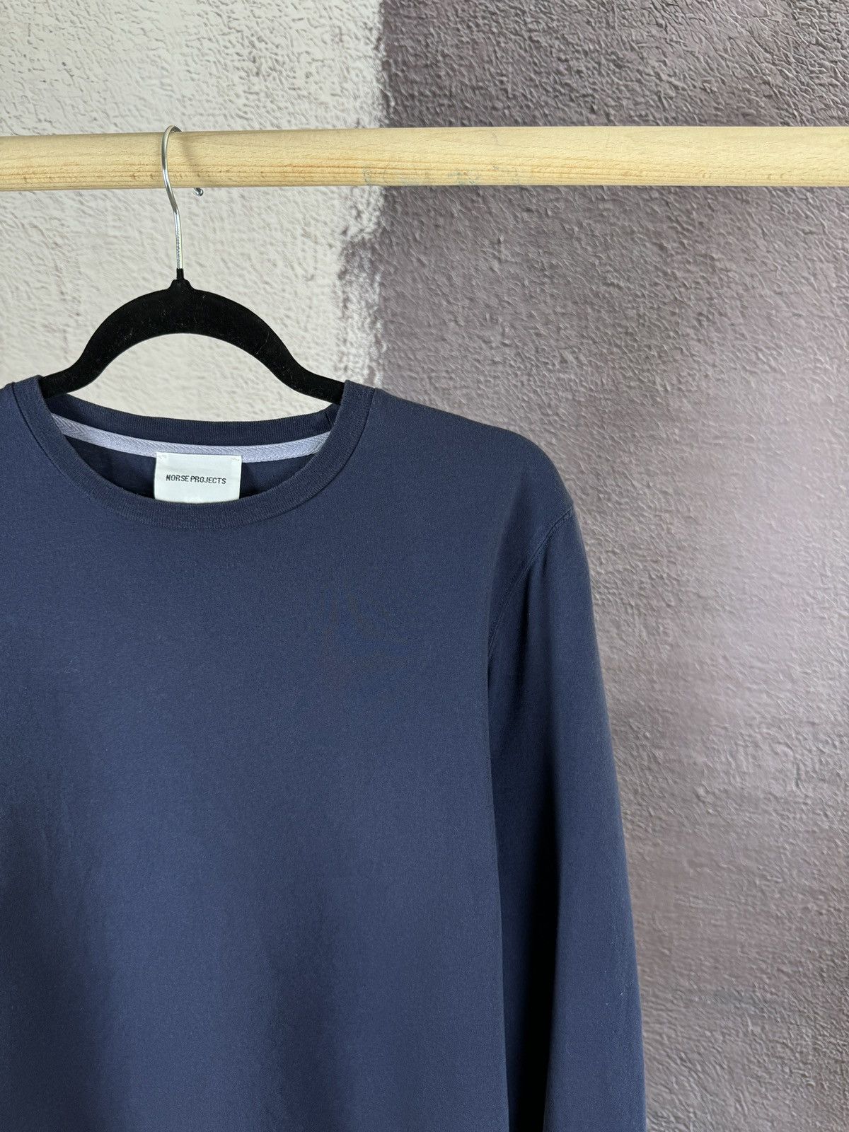 Norse Projects Norse Projects blue navy Niels standard ls tee shirt Size US M / EU 48-50 / 2 - 4 Thumbnail