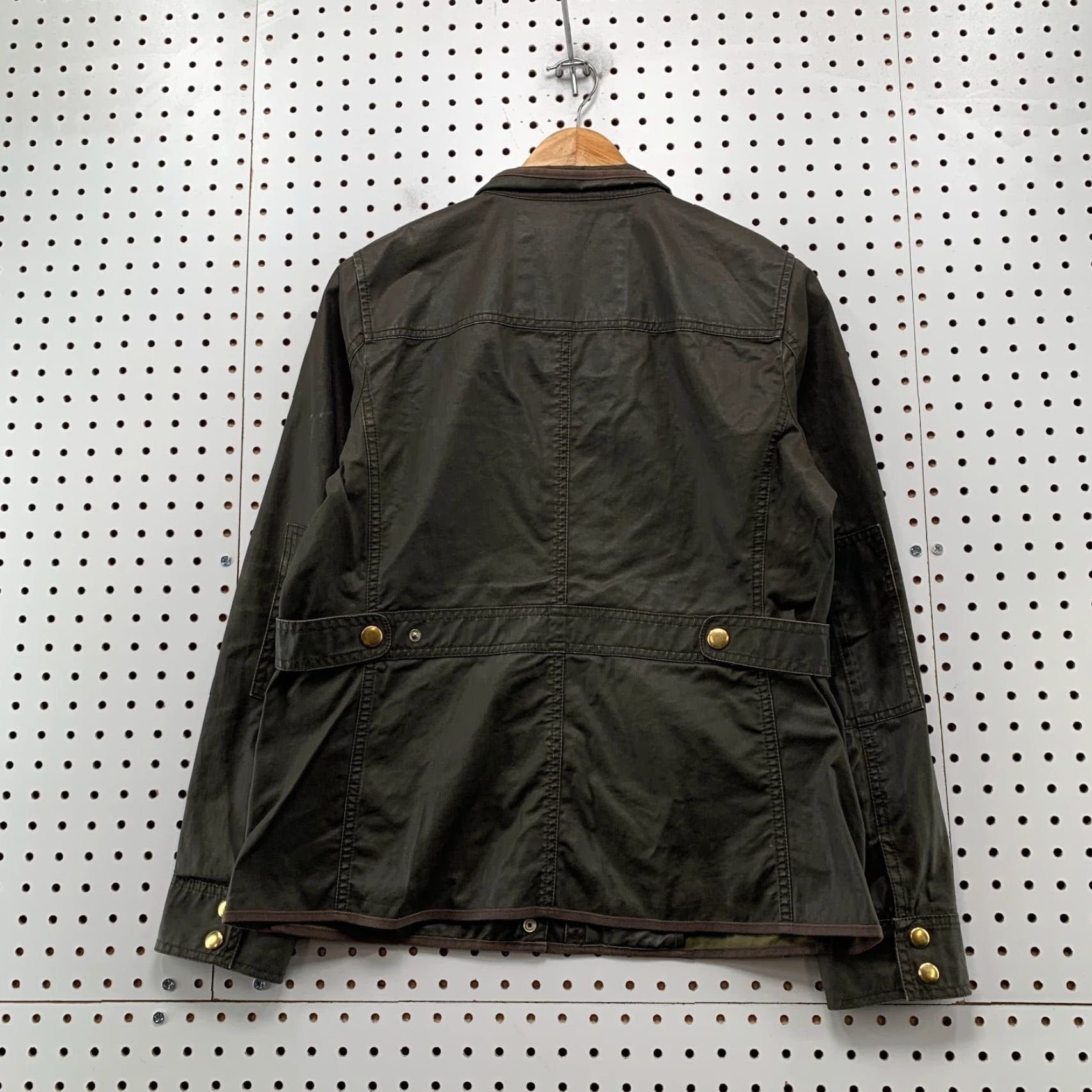 J.Crew VINTAGE J Crew Waxed Field Jacket Womens M Brown Relaxed Boyfriend Fit Hunt Jacket Size M / US 6-8 / IT 42-44 - 2 Thumbnail