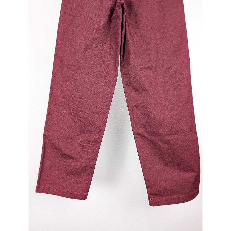 o1rshd1 Twill Double Pleat Pant in Wine