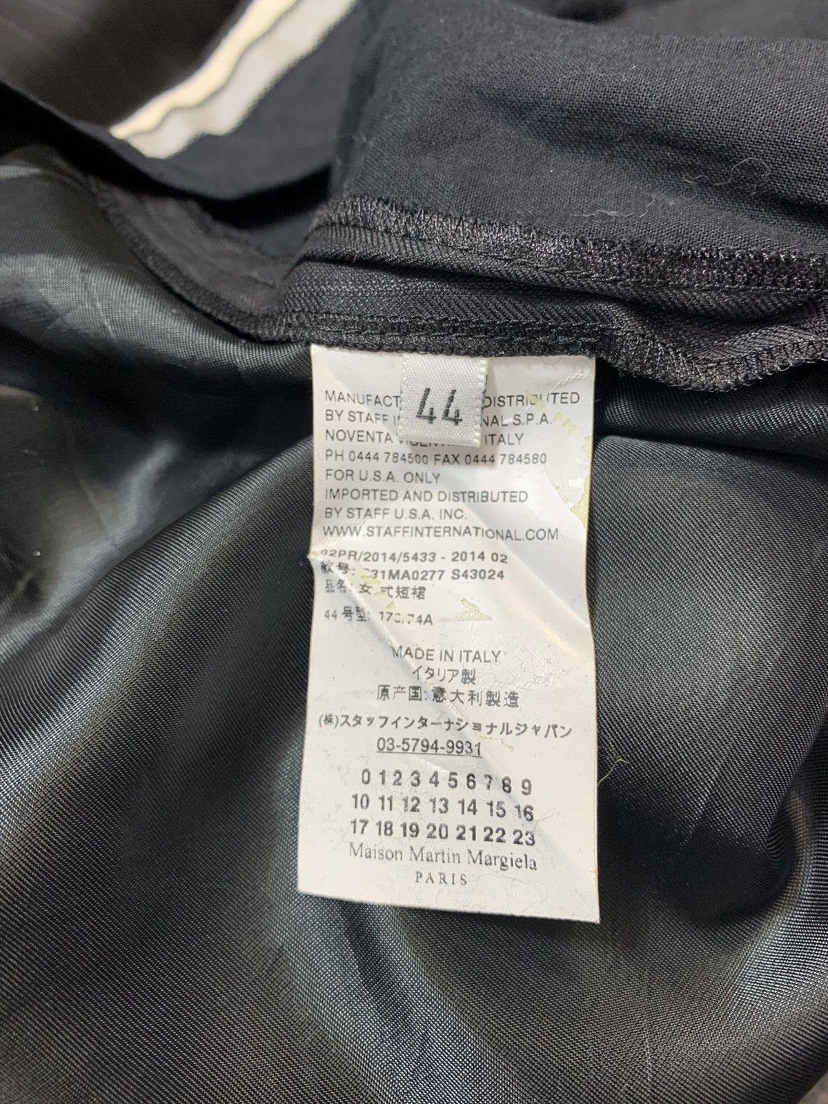 Maison Margiela Maison Martin Margiela MM4 Pencil Stripe Skirt Office Wear Size 34" / US 12 / IT 48 - 8 Thumbnail