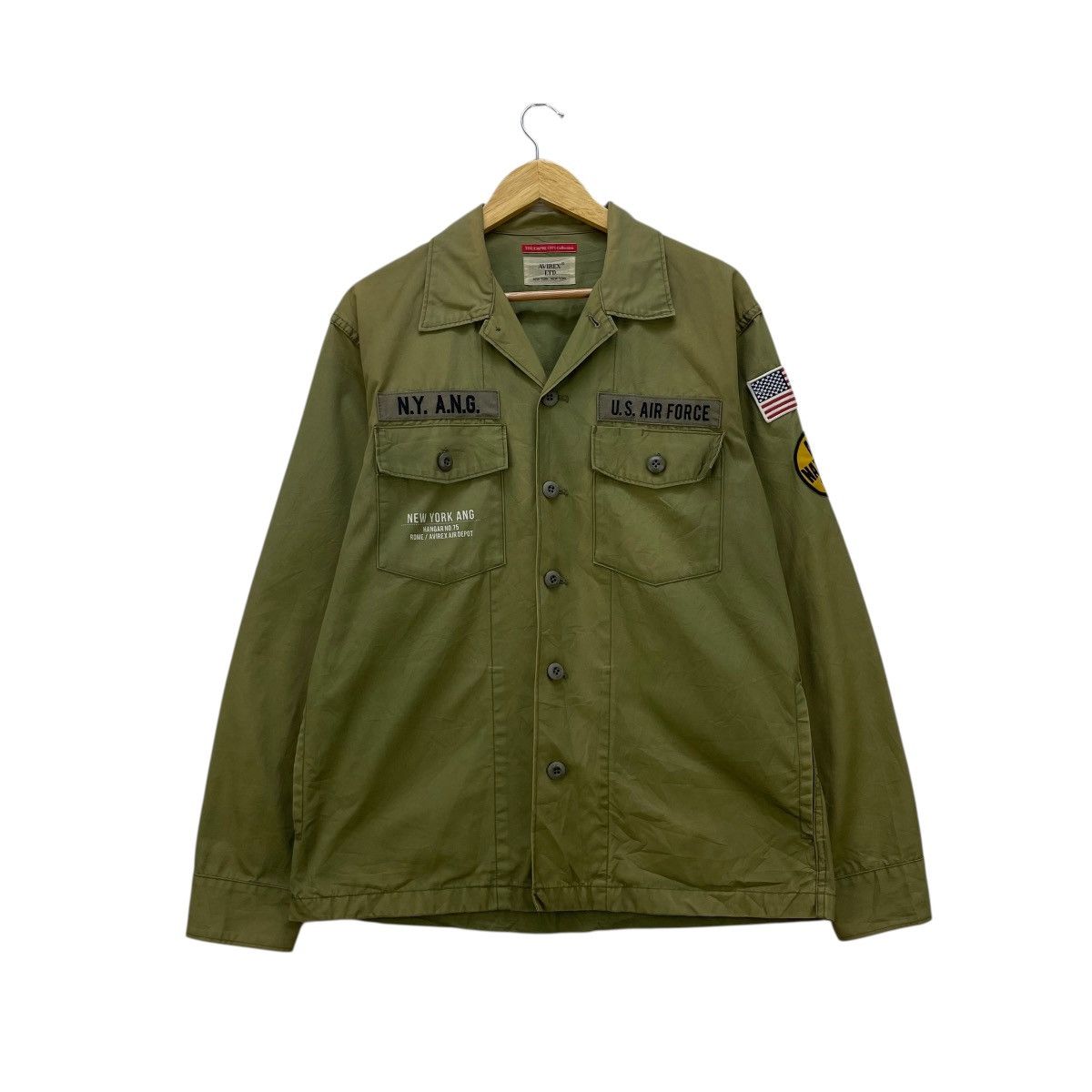 Avirex 🔥Vintage Sunfaded Avirex Us army Shirt Jacket Size US M / EU 48-50 / 2 - 1 Thumbnail