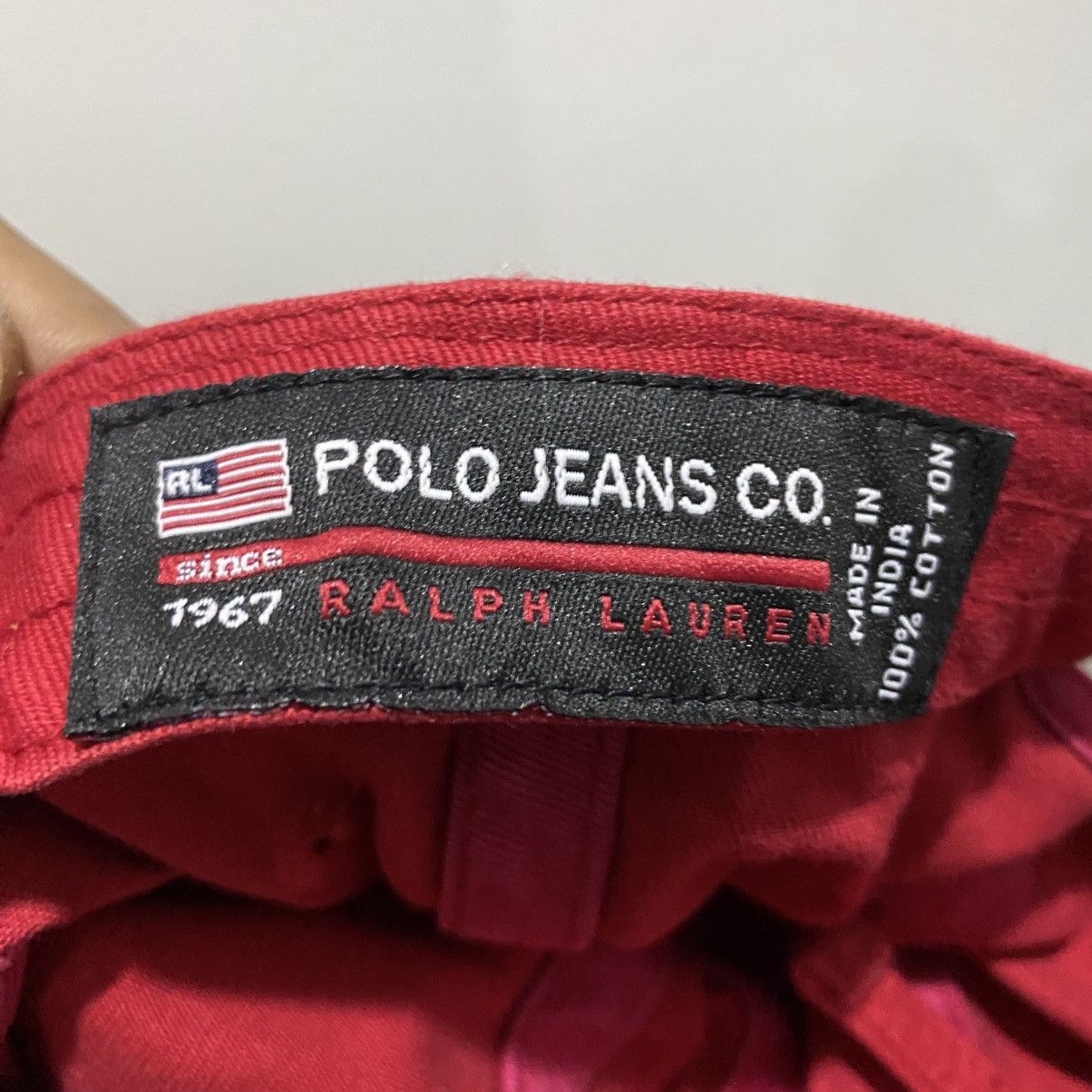 Vintage Rare Vintage Polo Jeans Company Ralph Lauren Cap Size ONE SIZE - 5 Thumbnail