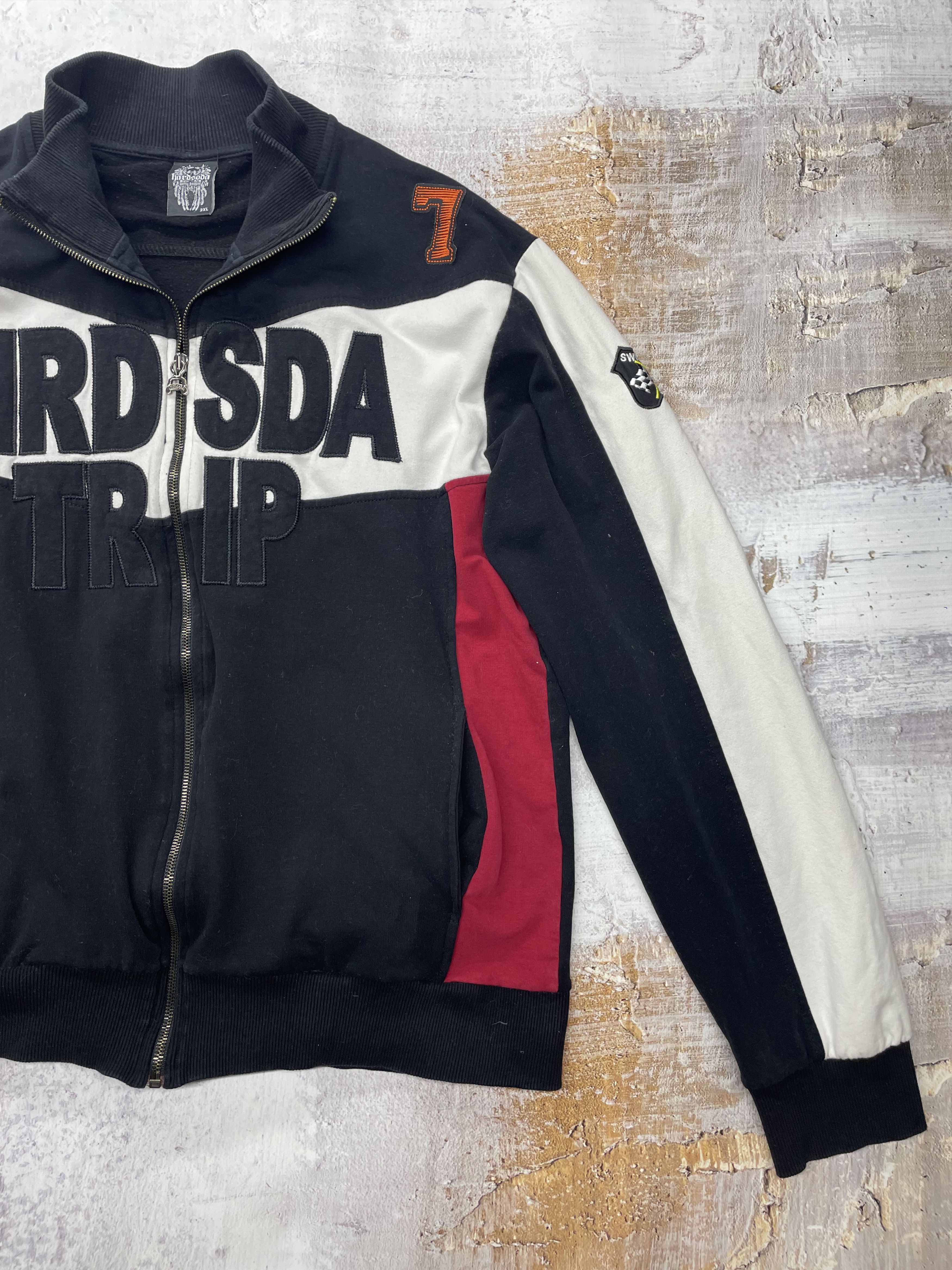 Vintage Vintage Sweater Zipper Jacket Hard Soda Men’s Size XL/XXL Size US XL / EU 56 / 4 - 2 Thumbnail
