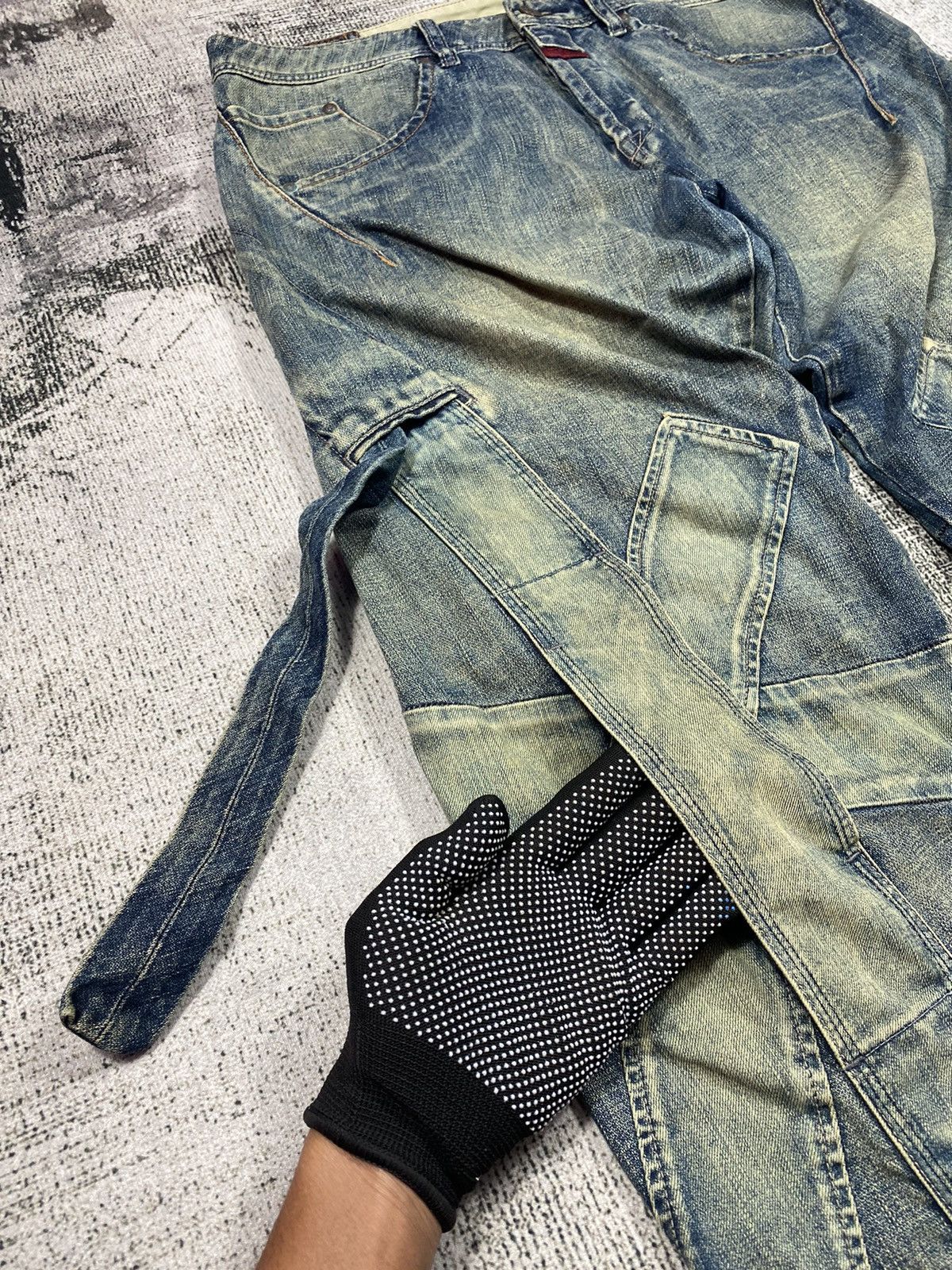 Marithe + Francois Girbaud GRAIL🔥M+FG Archieve Multi Pocket Bondage Flight Baggy Pants Size US 34 / EU 50 - 5 Thumbnail