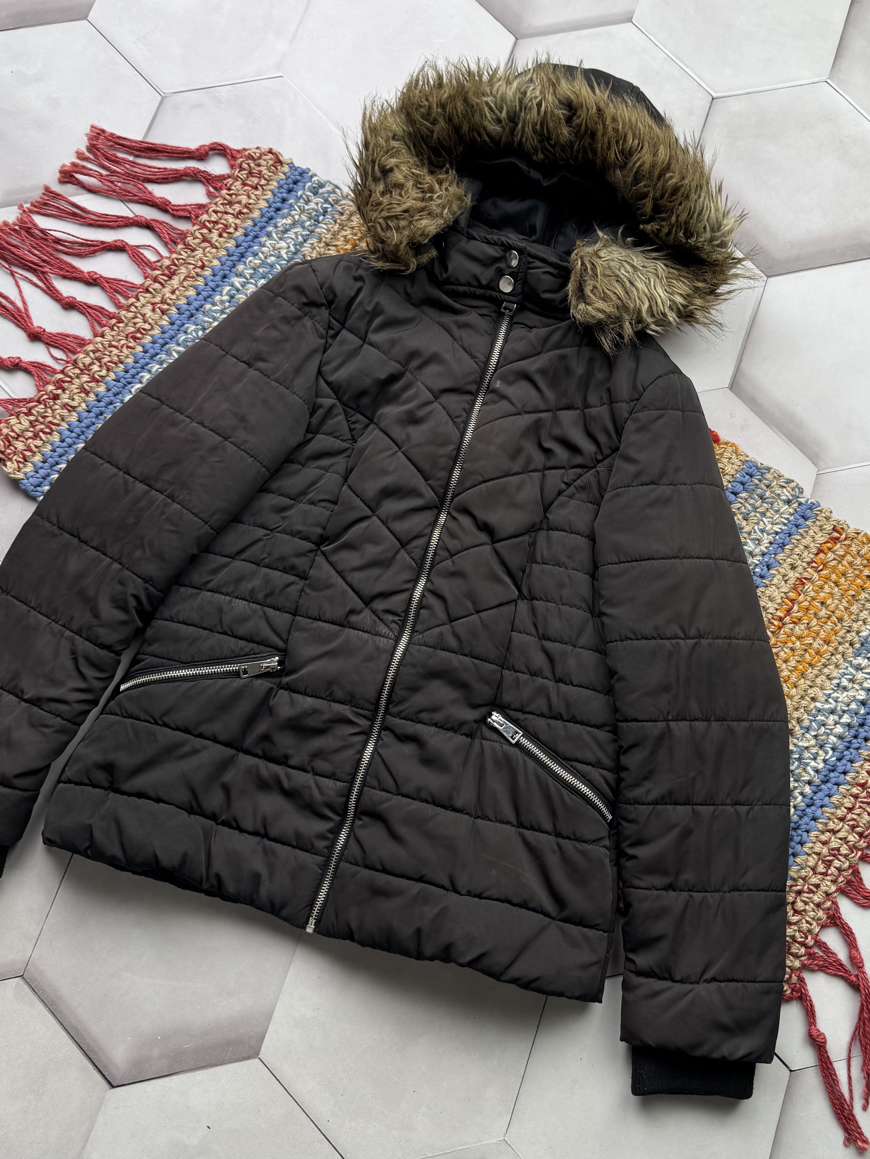 Japanese Brand Vintage Jacket With Faux Fur Hood(E4) Size M / US 6-8 / IT 42-44 - 3 Thumbnail