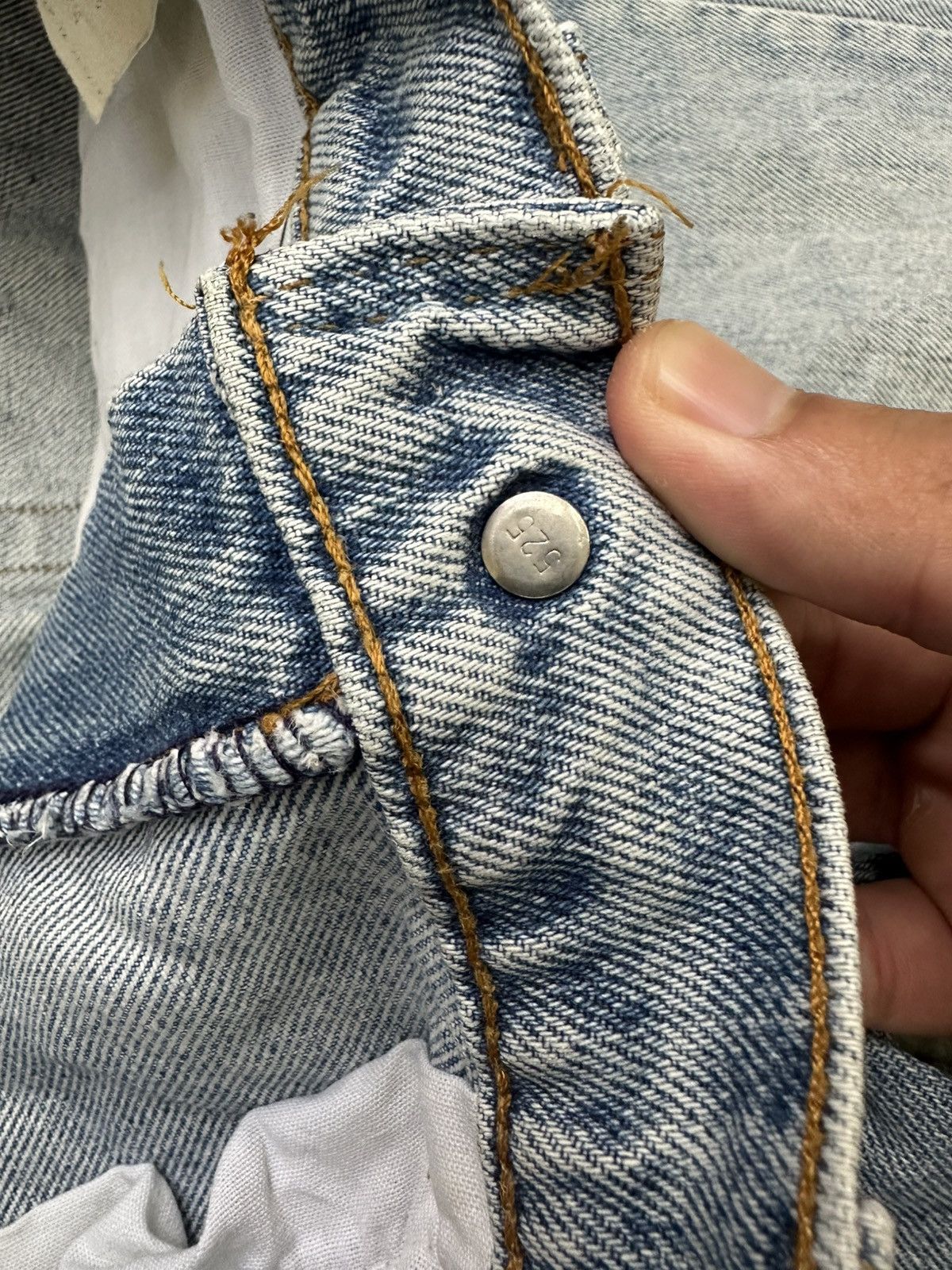 Levi's × Levi's Vintage Clothing × Vintage Vintage 90s Levi’s 517 Washed Blue Jeans Size US 31 - 11 Thumbnail