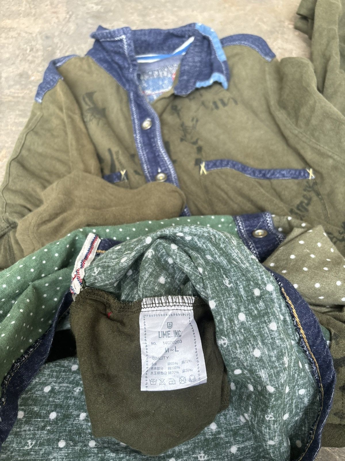 Hysteric Glamour Lime.Inc Pacthworck RRL Ralphlauren Style Shirt Size US L / EU 52-54 / 3 - 9 Thumbnail