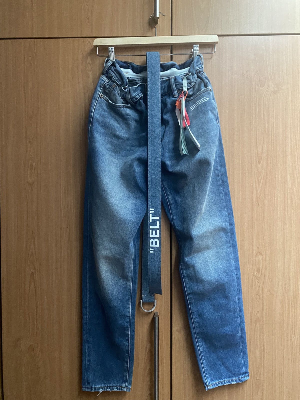Off-White Off White Slim Low Crotch Jeans Size 30 BNWT Size US 30 / EU 46 - 6 Thumbnail
