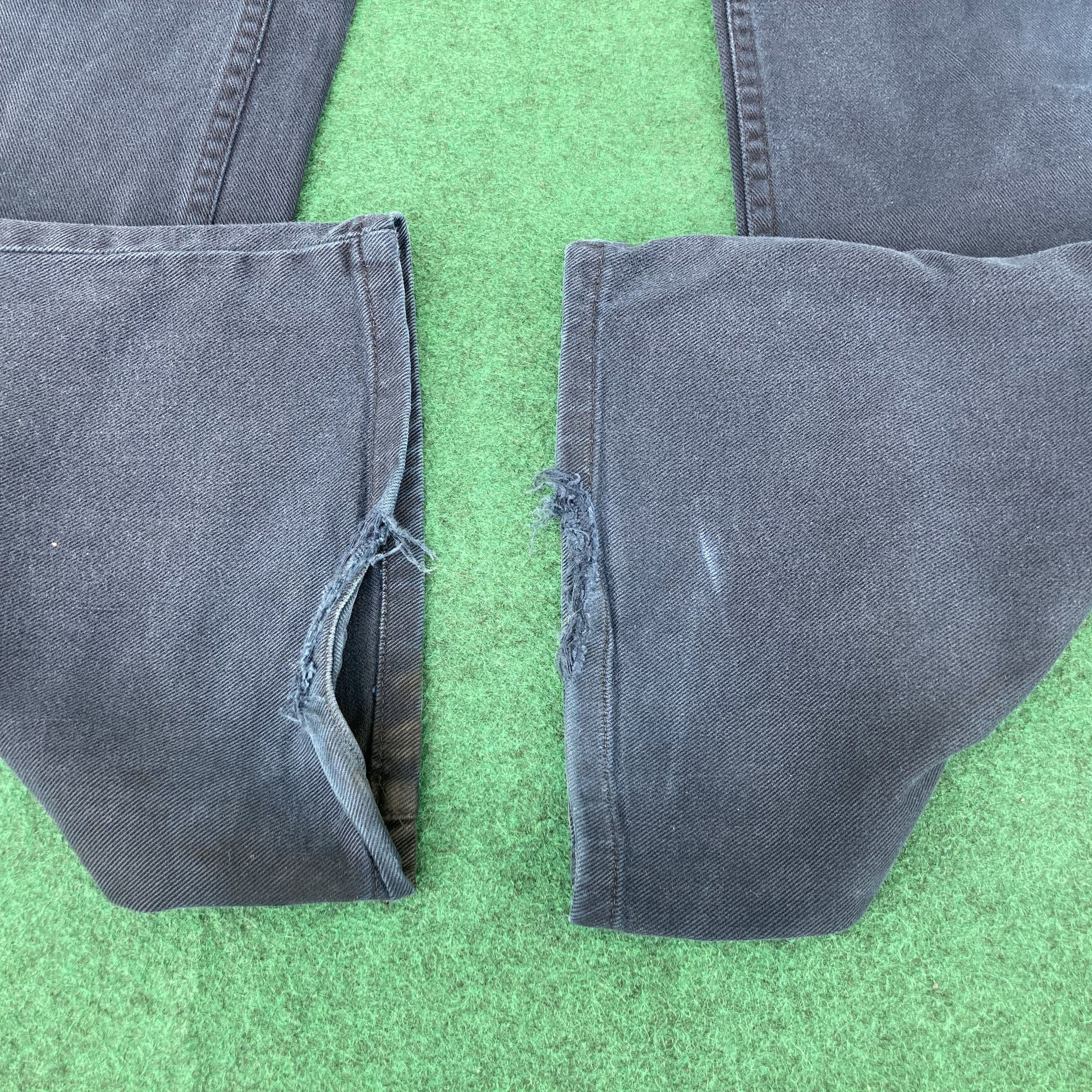 Levi's × Vintage Vtg Levis 517 Ripped Distressed Denim Bootcut Flared Jeans Size US 32 / EU 48 - 9 Thumbnail