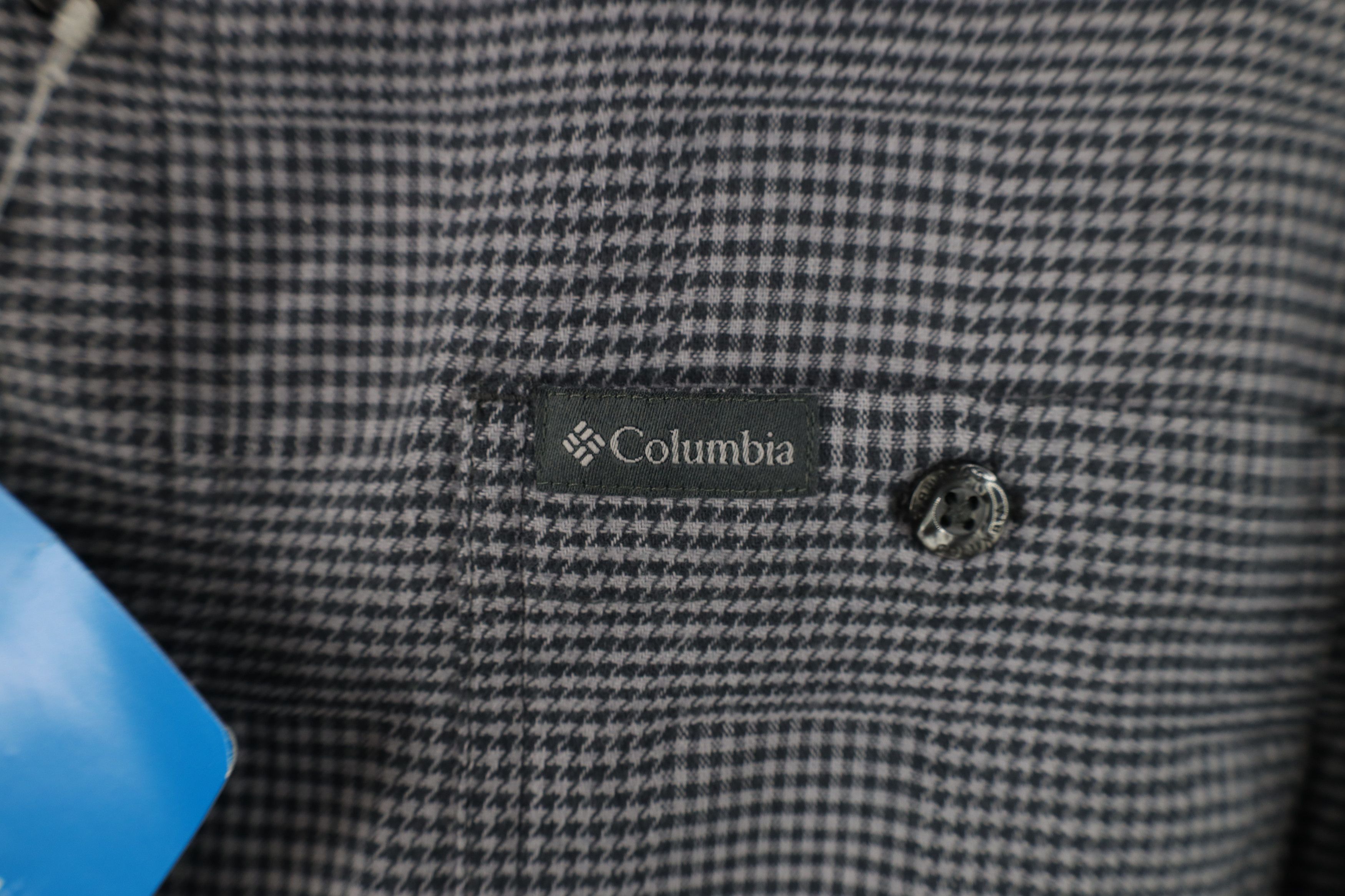 Columbia New Columbia Houndstooth Flannel Collared Button Shirt Gray Size US S / EU 44-46 / 1 - 4 Thumbnail