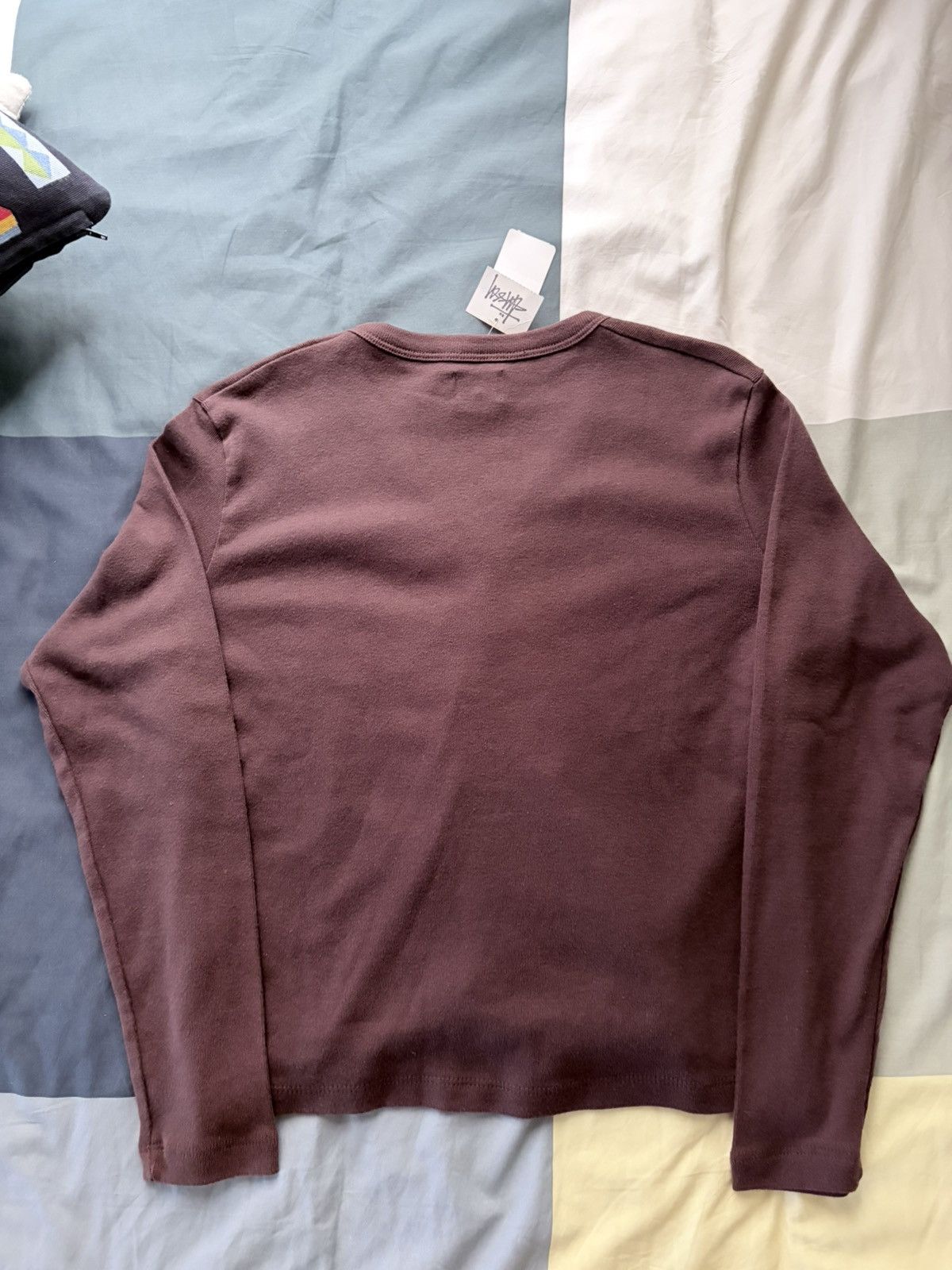 Stussy Vintage Stussy 90s Baby Rib Cardigan Size L / US 10 / IT 46 - 2 Thumbnail