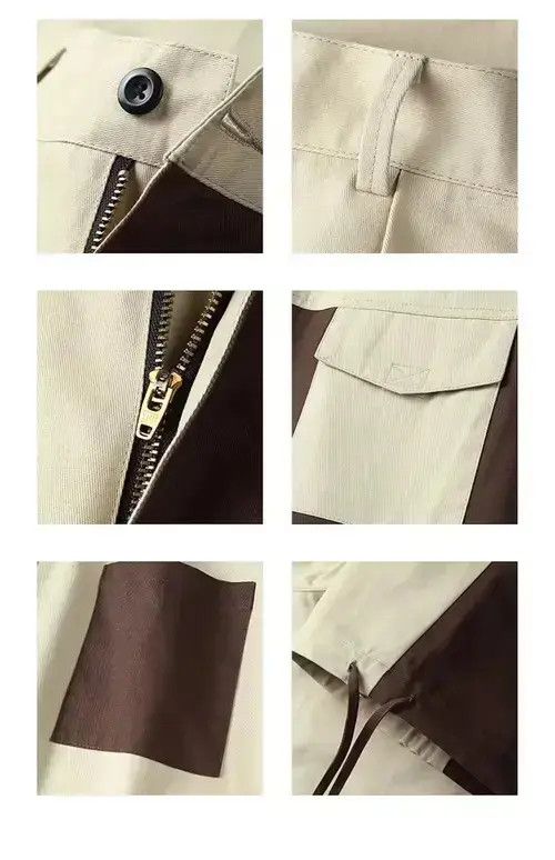 Other 2019A/W Simple Blue Japan Khaki Patchwork Track Pants Size US 32 / EU 48 - 4 Thumbnail