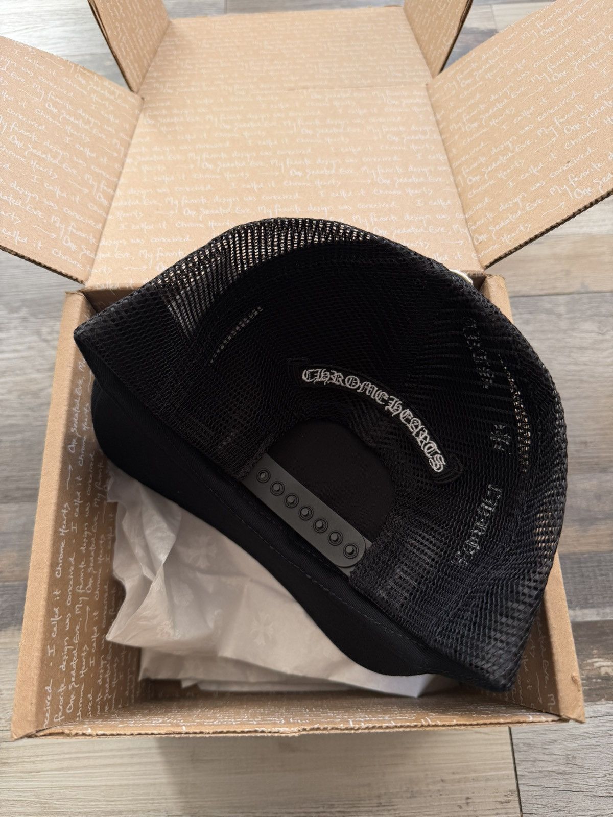 Chrome Hearts Chrome Hearts Trucker Hat Cross Patch Size ONE SIZE - 2 Thumbnail