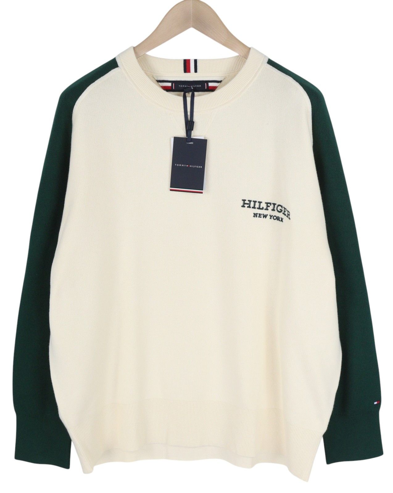 Tommy Hilfiger MONOTYPE COLOURBLOCK CREW NECK L Pullover Jumper 85319 Size US L / EU 52-54 / 3 - 1 Thumbnail