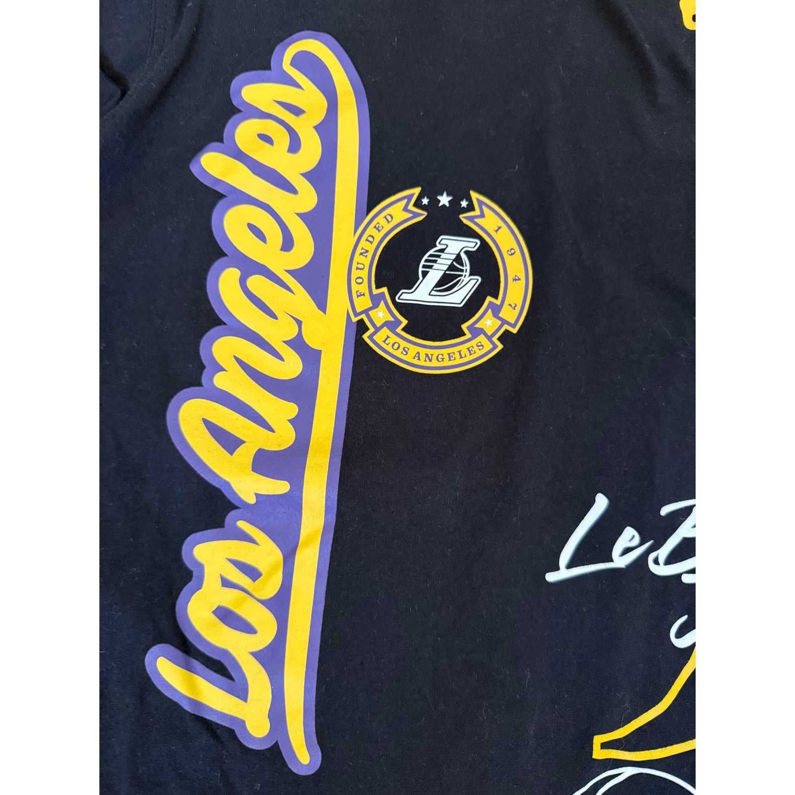 Los Angeles Apparel NBA Los Angeles Lakers black T-shirt Size US L / EU 52-54 / 3 - 8 Thumbnail