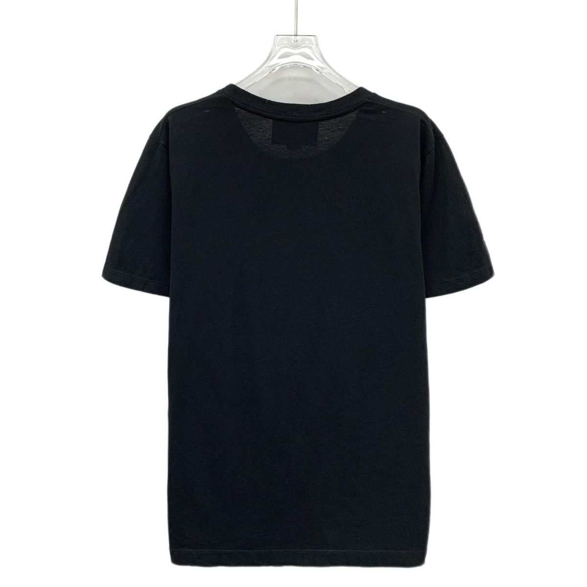 Gucci Gucci Black Logo Print Cotton Crew Neck T-shirt K26WX Size XS / US 0-2 / IT 36-38 - 2 Thumbnail