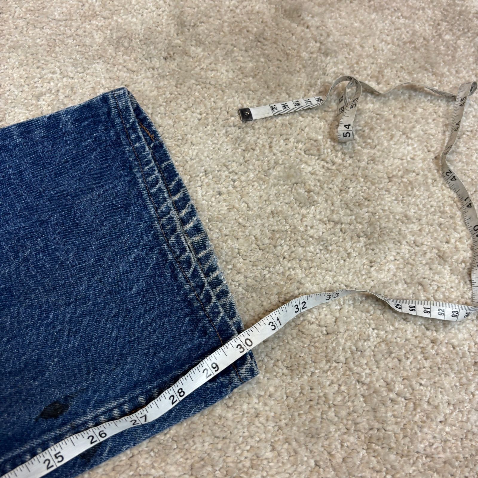 Levi's × Vintage VTG 80s Levi's 517 Orange Tab Boot Cut Jeans 38x32 (36x30) Size US 38 / EU 54 - 11 Thumbnail