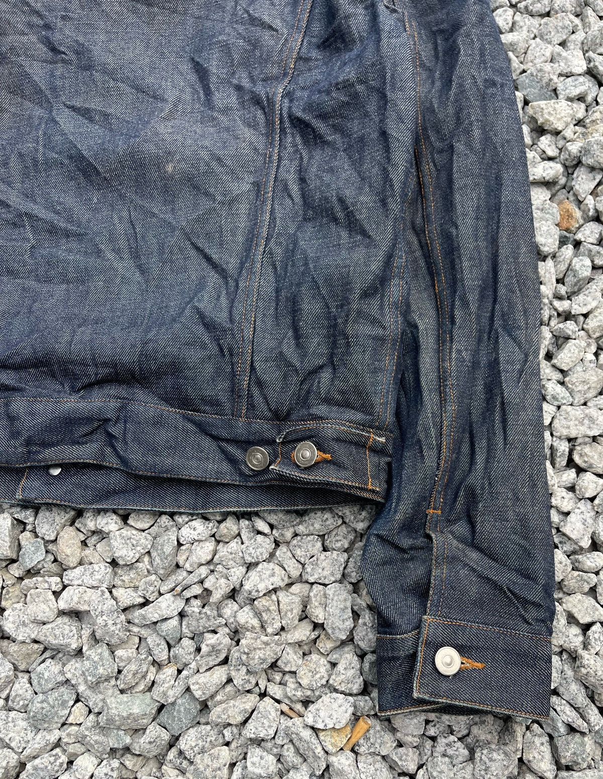 A.P.C. 🔥Vintage A.P.C. Japan Selvedge Denim Trucker Jacket Size US XS / EU 42 / 0 - 10 Thumbnail