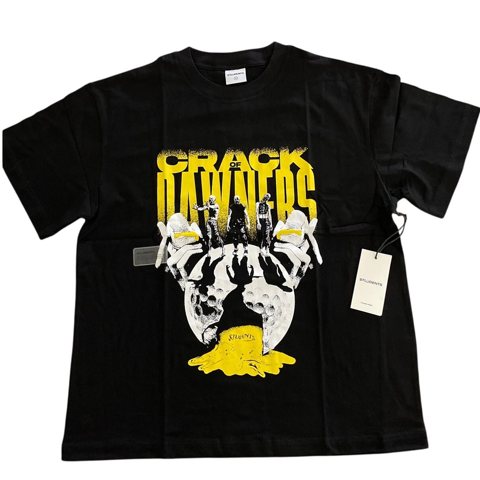 Students Students Golf T-Shirt "Crack Of Dawners" Small Black New Size US S / EU 44-46 / 1 - 2 Thumbnail