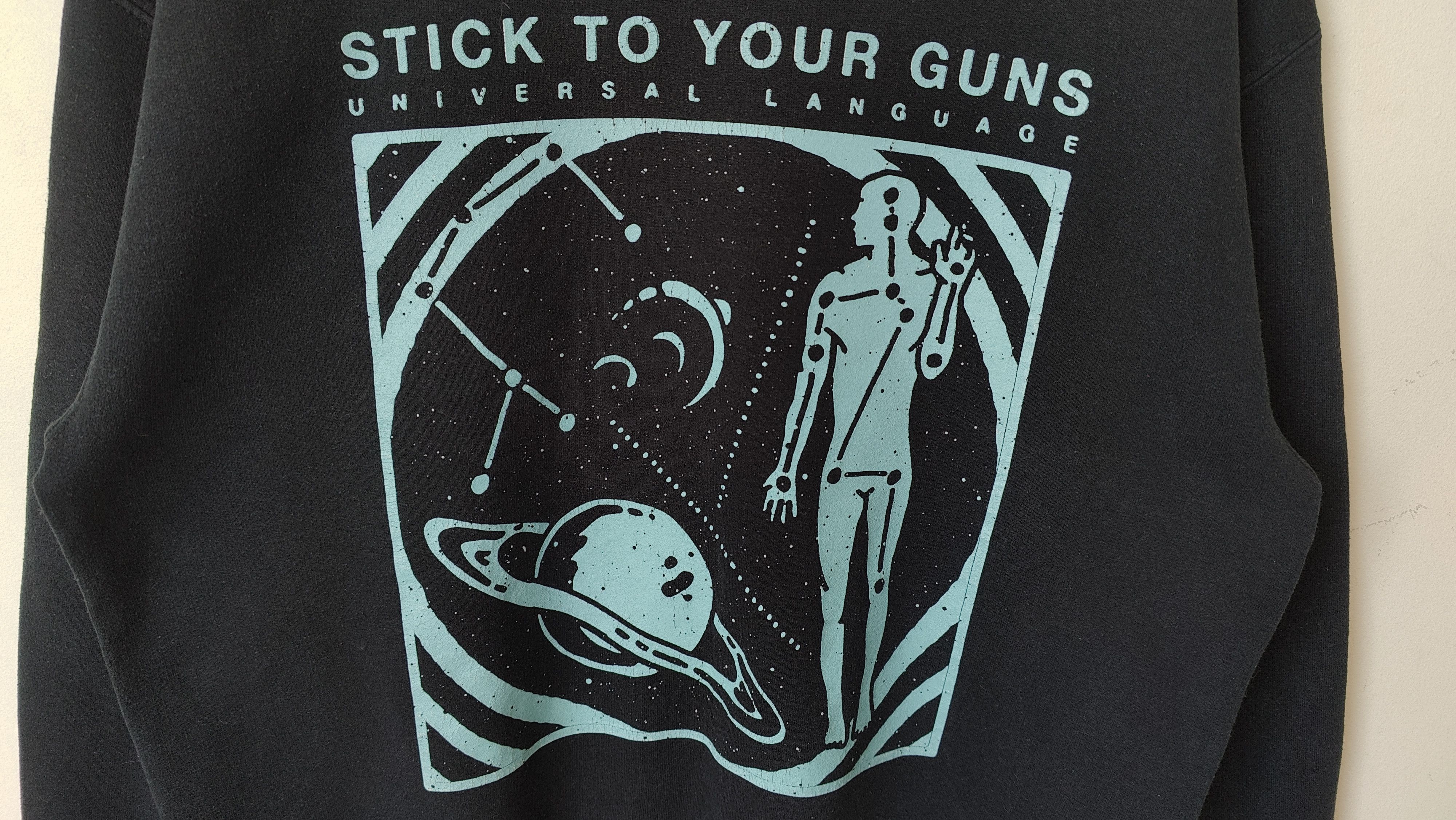 Band Tees Stick To Your Guns Universal Language VTG Vintage Sweatshirt Size US M / EU 48-50 / 2 - 3 Thumbnail