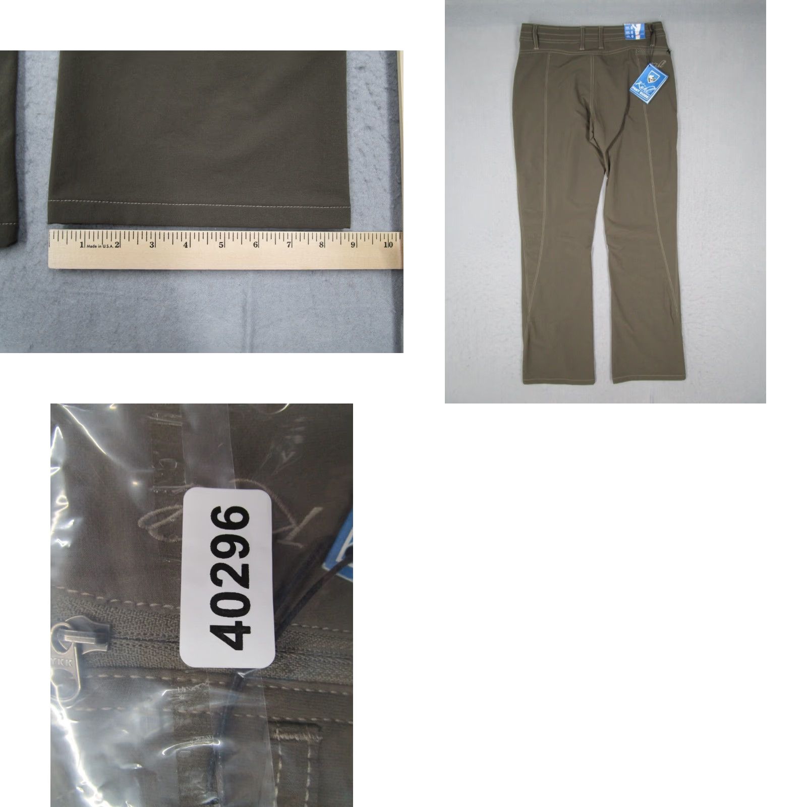 Vintage KUHL Pants Womens 6 Regular blue KUHLKURVE Chino, Lightweight, Work, Casual - 29x31, Modern, 6 Regular, Green, Classic, Bohemian, Outdoor, Mens/Womens Size 28" / US 6 / IT 42 - 8 Thumbnail