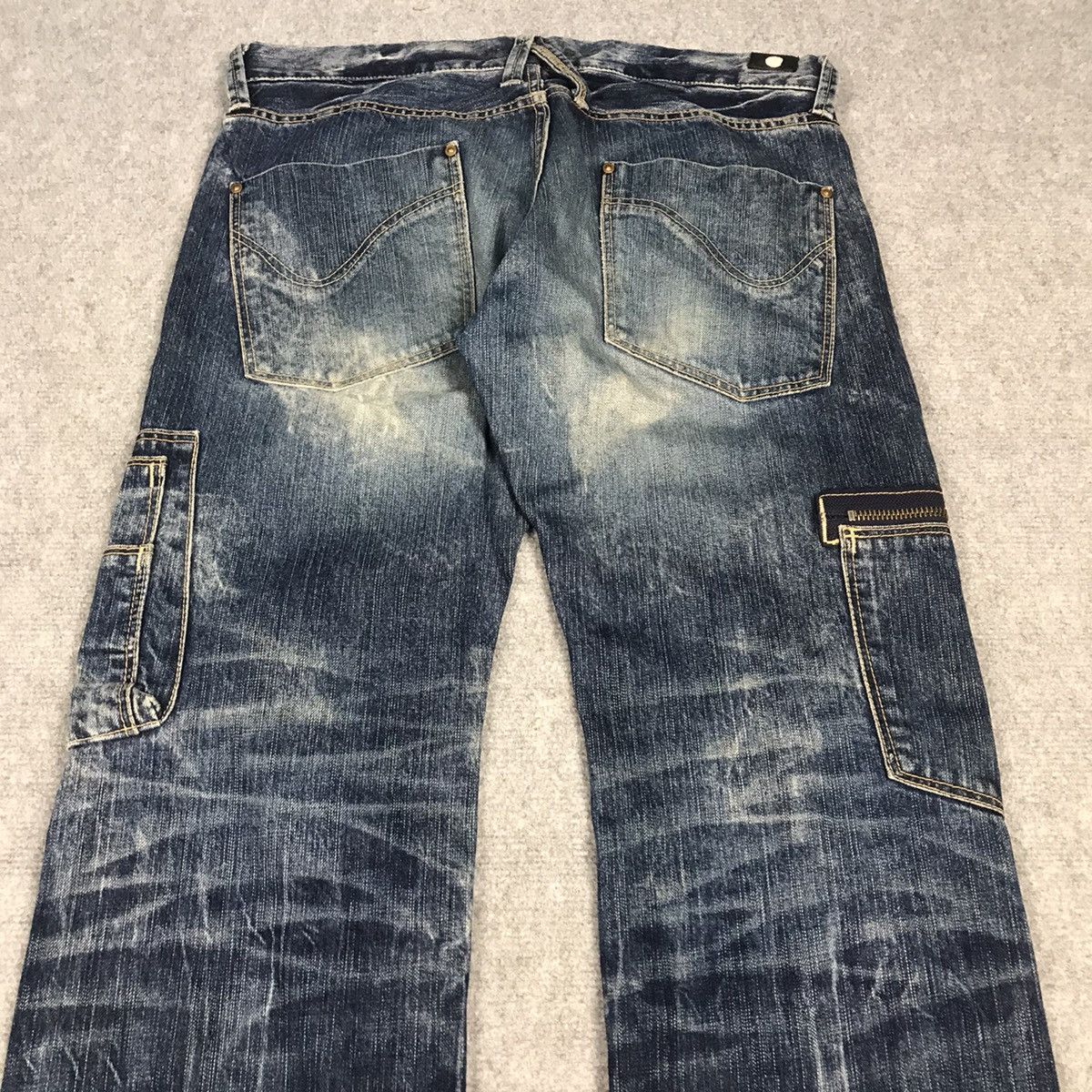 Japanese Brand BAGGY JEANS BLUE WAY JAPAN DENIM PANTS Size US 32 / EU 48 - 10 Thumbnail