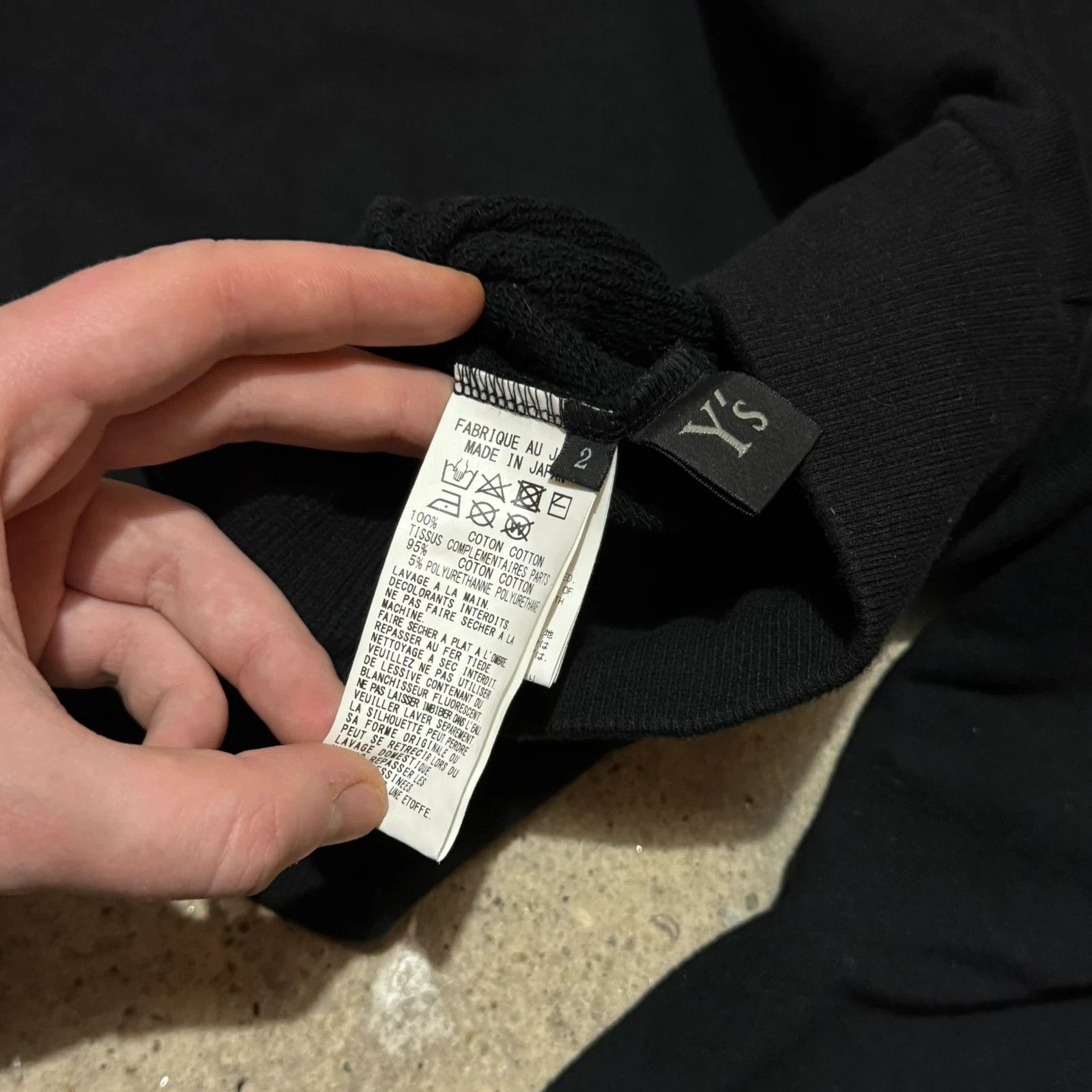 Yohji Yamamoto Yohji Yamamoto y‘s cropped boxy logo hoodie Size S / US 4 / IT 40 - 2 Thumbnail