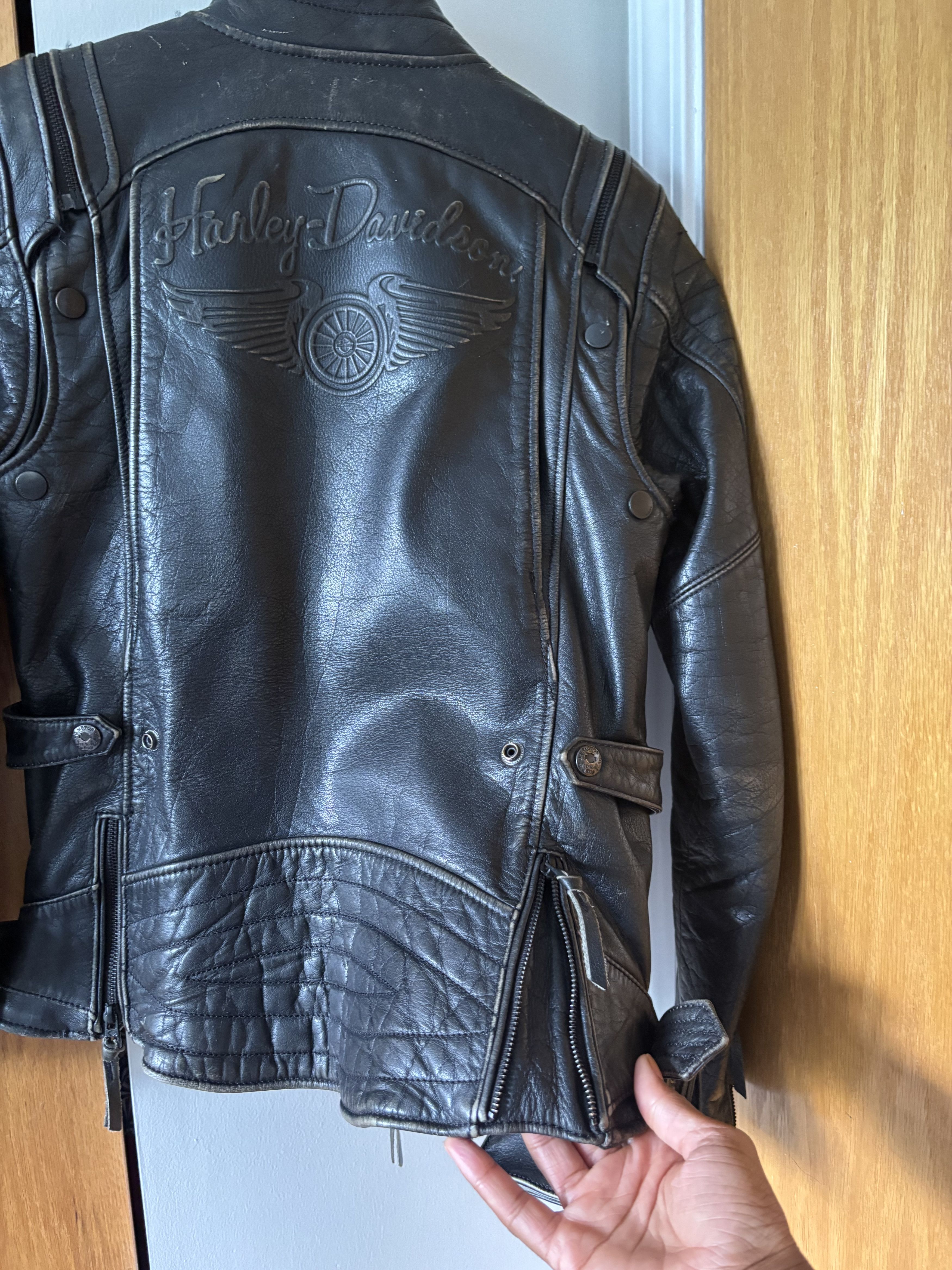 Harley Davidson Harley Davidson Buffalo Leather Jacket Size M / US 6-8 / IT 42-44 - 12 Thumbnail