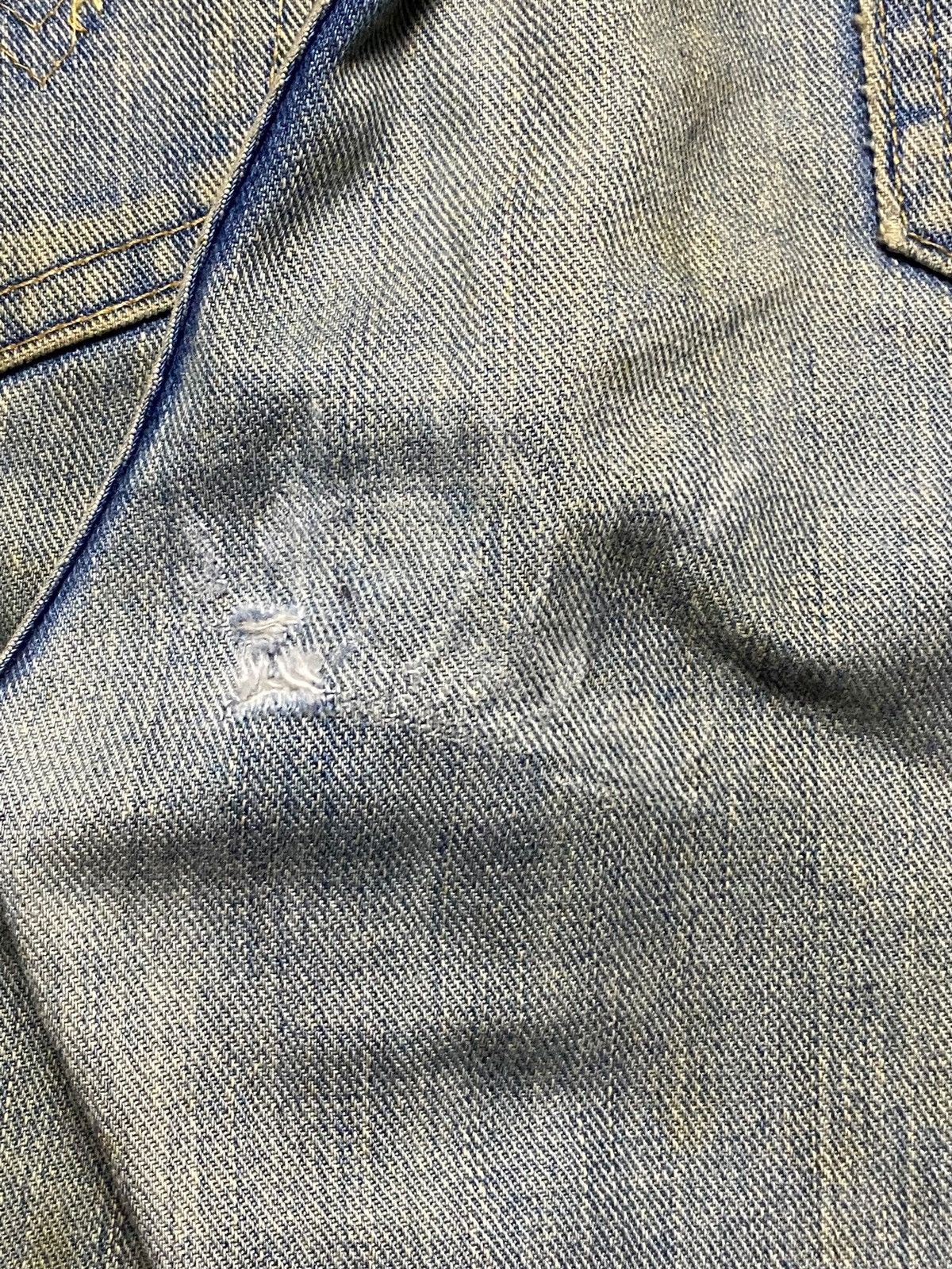Edwin Vintage Edwin 407 Grunge Blue Wash Distressed Jeans Size US 34 / EU 50 - 10 Thumbnail