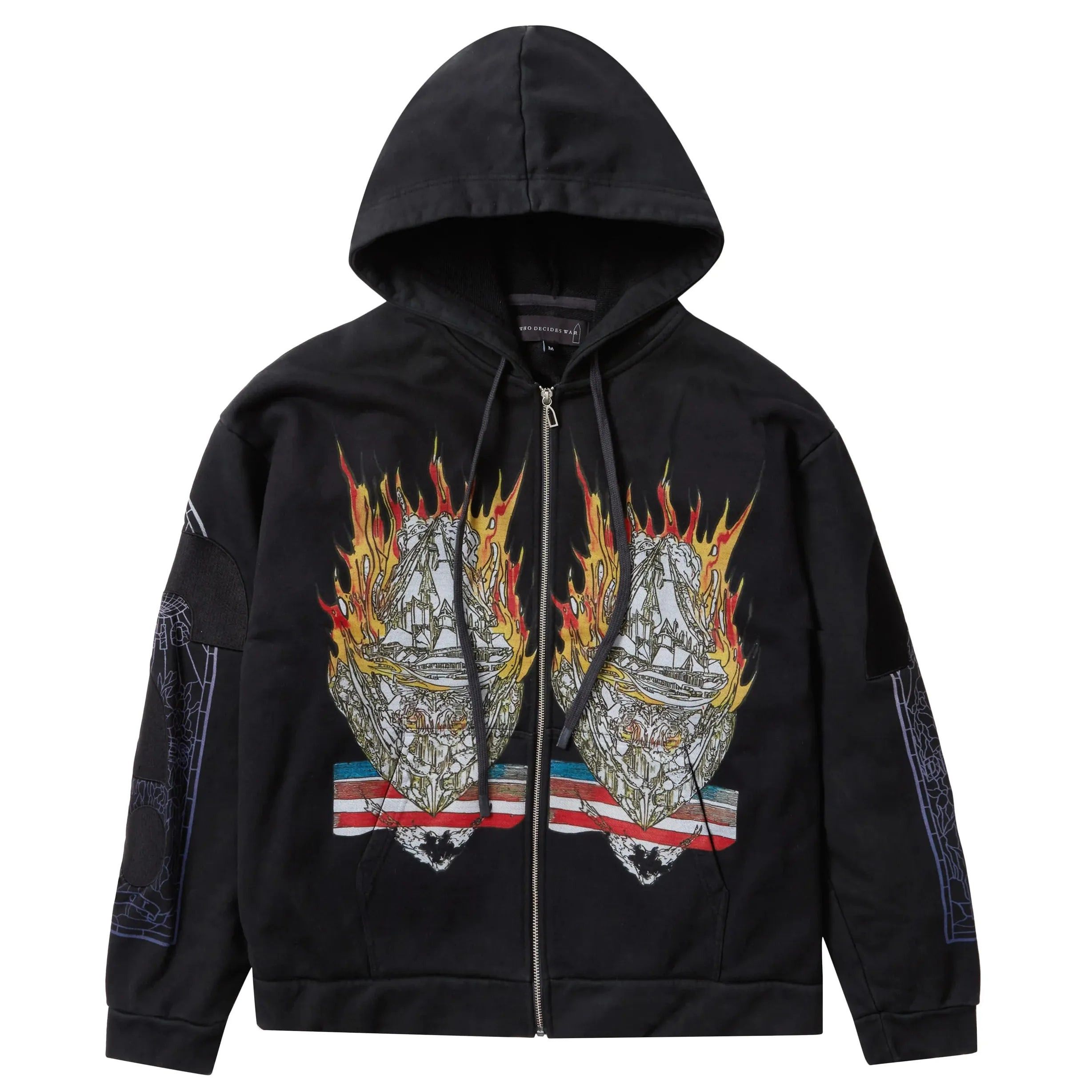 Who Decides War Engulfed Memories Zip-Up Hoodie Coal Size US M / EU 48-50 / 2 - 1 Preview