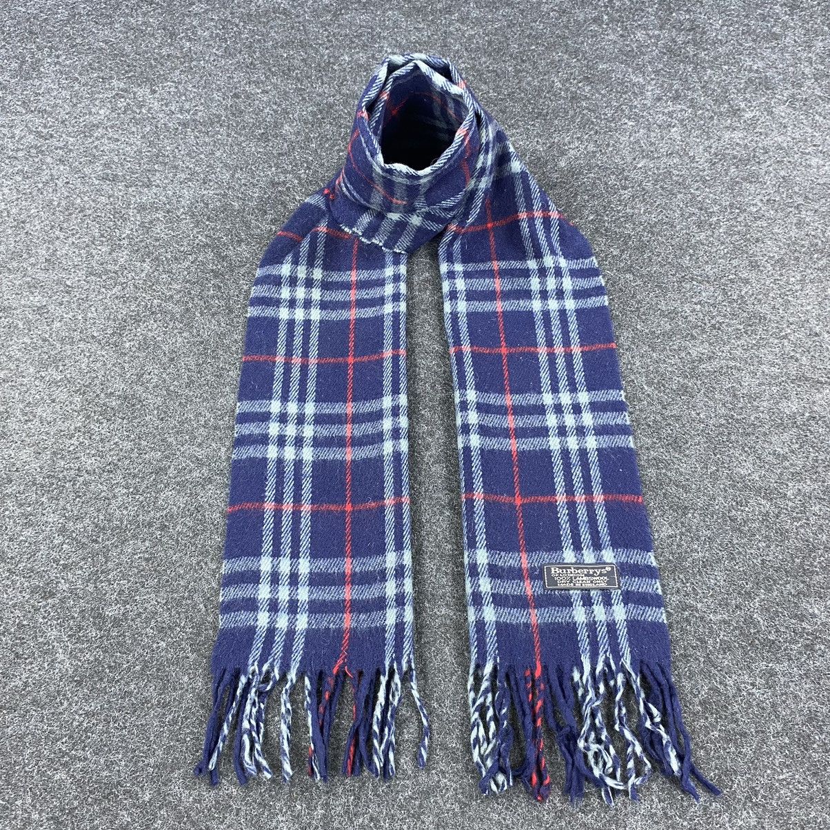 Burberry × Vintage Burberrys Scarf # D232 # Muffler # Neckwear Size ONE SIZE - 1 Thumbnail