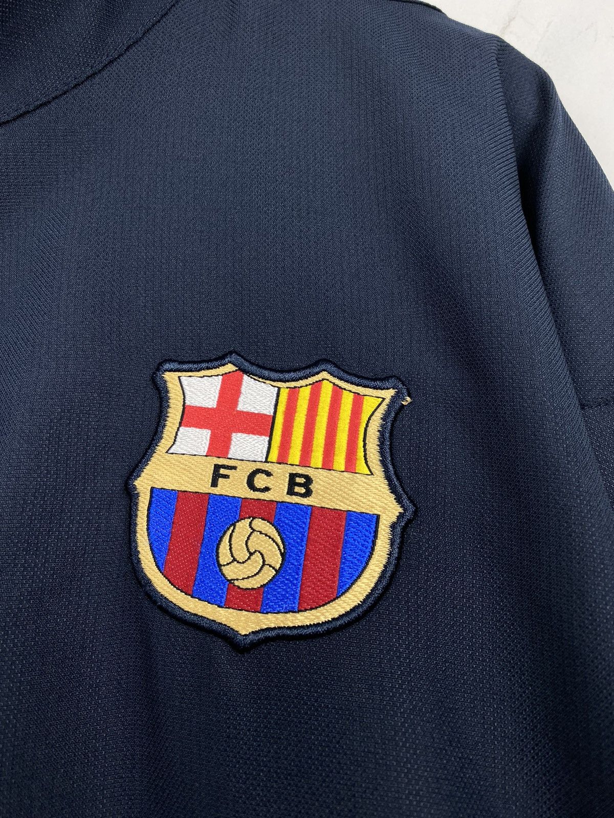 Nike Barcelona 2007 2008 Soccer Track Jacket PSG Messi Juventus Size US XL / EU 56 / 4 - 3 Thumbnail
