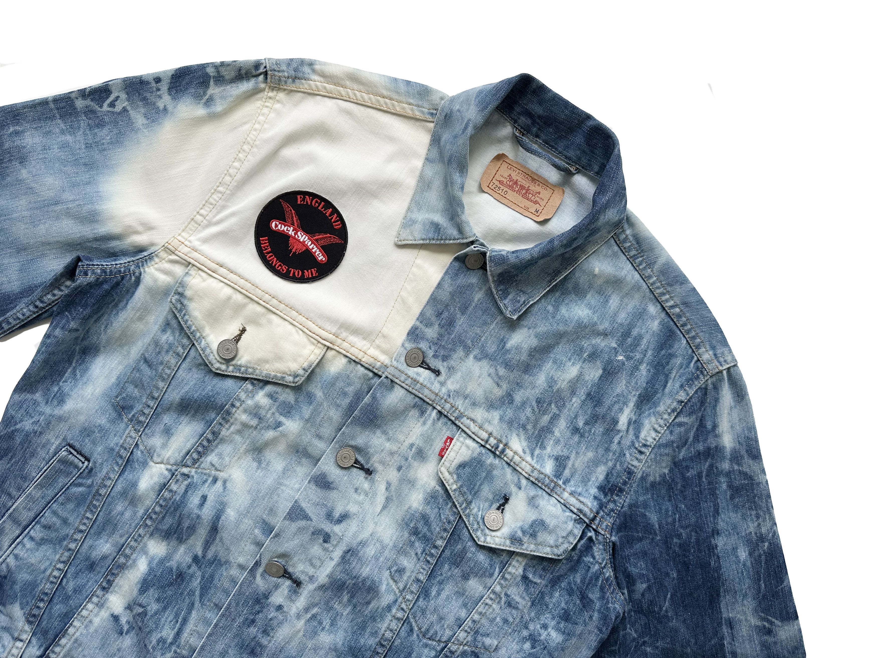 Levi's Levi's "Cock Sparrer" acid wash denim jacket Size US M / EU 48-50 / 2 - 3 Thumbnail