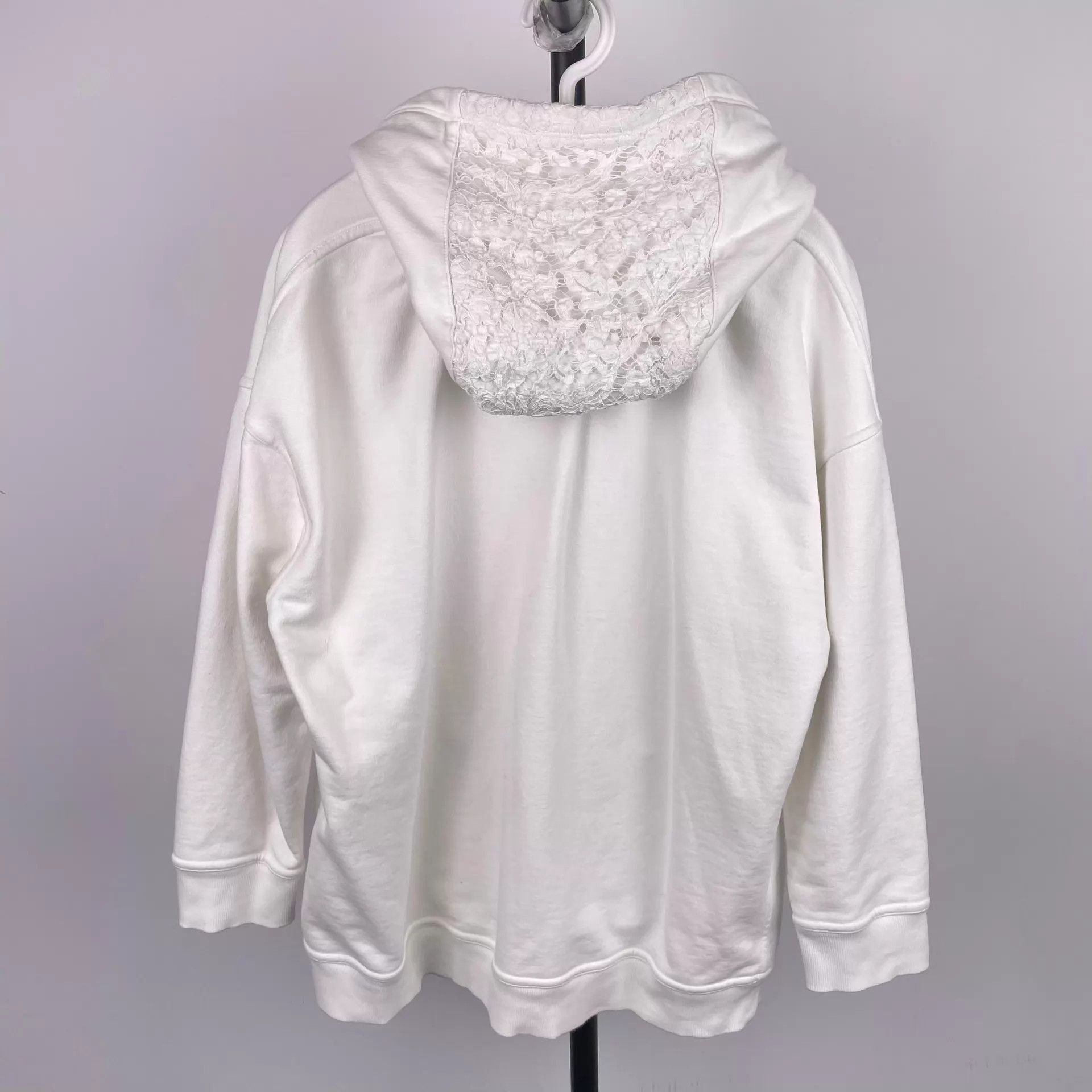 Valentino Valentino White Hoodie S 21 Size S / US 4 / IT 40 - 2 Thumbnail