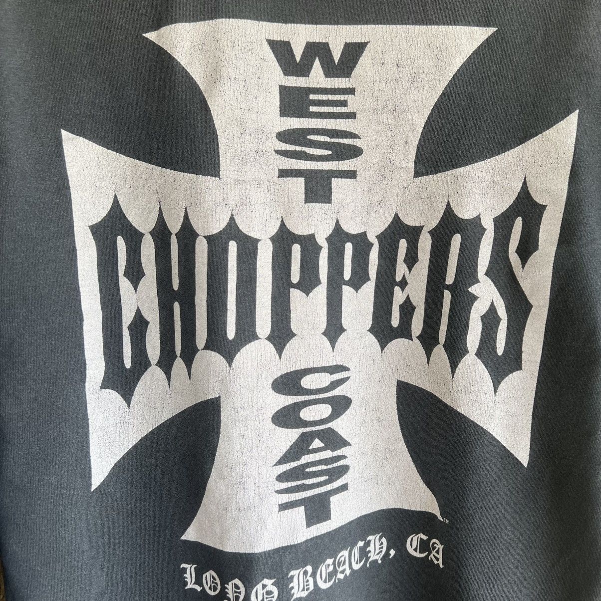 Vintage VTG ‘90s West Coast Choppers Long Sleeved Tee Shirt Size US L / EU 52-54 / 3 - 5 Thumbnail
