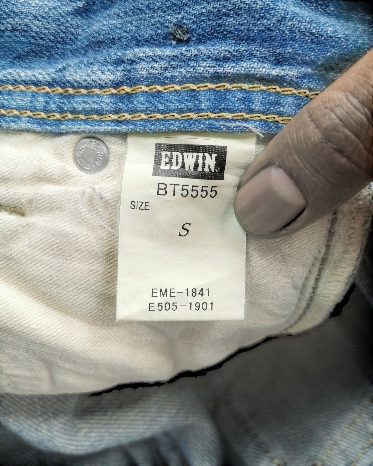 Kapital Vintage Edwin 503 Flare Jeans Size US 30 / EU 46 - 11 Thumbnail
