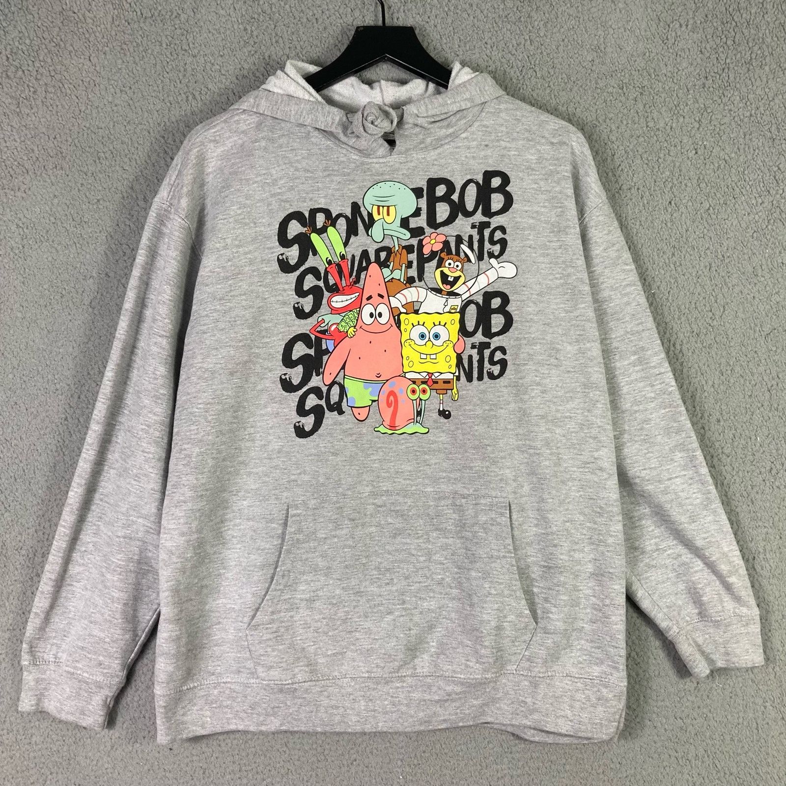 Nickelodeon Nickelodeon SpongeBob Hoodie Gray XL Unisex Adult Pullover Size US XL / EU 56 / 4 - 2 Thumbnail