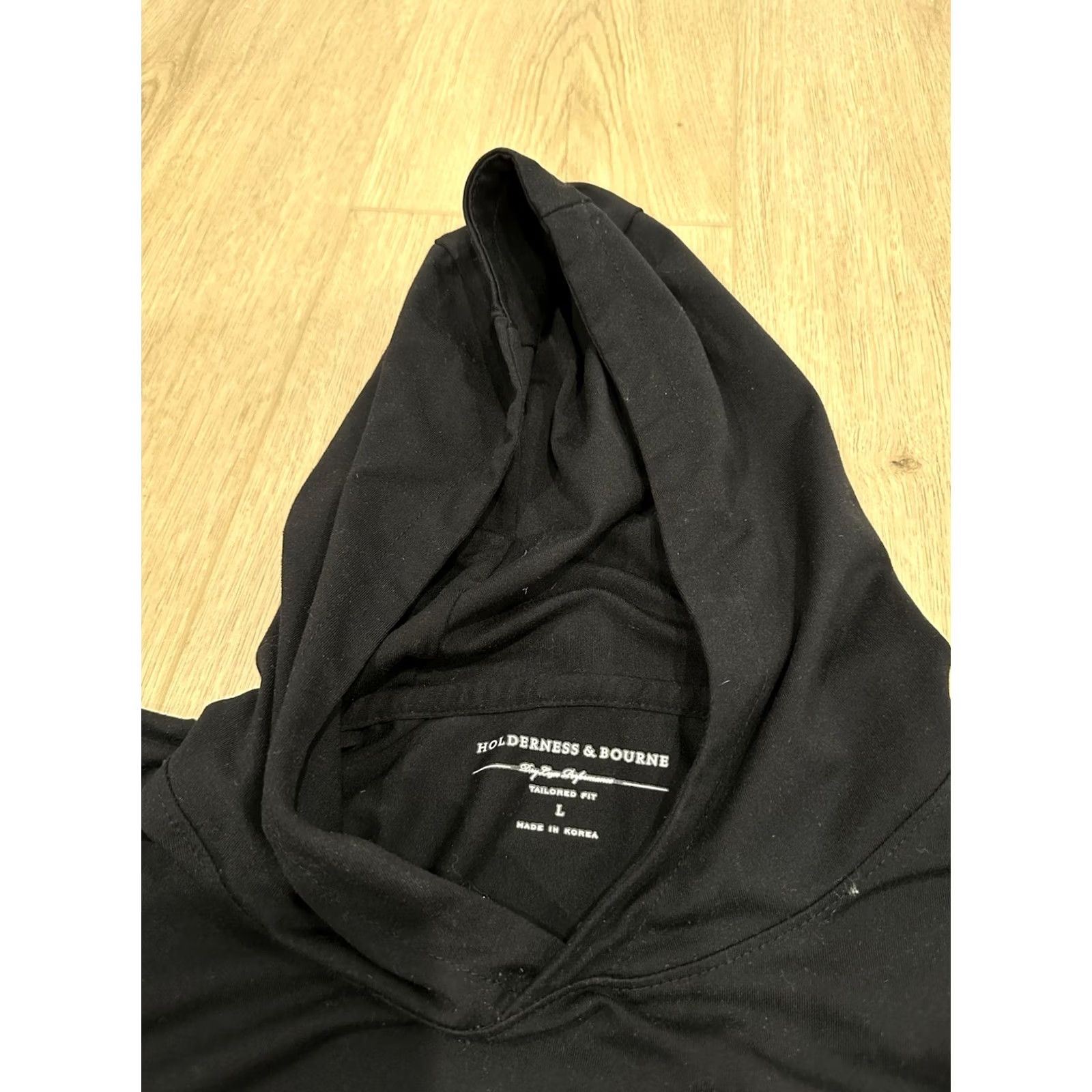 Vintage Holderness & Bourne Black Golf Hoodie Sweatshirt L Size Regular Size US L / EU 52-54 / 3 - 6 Thumbnail